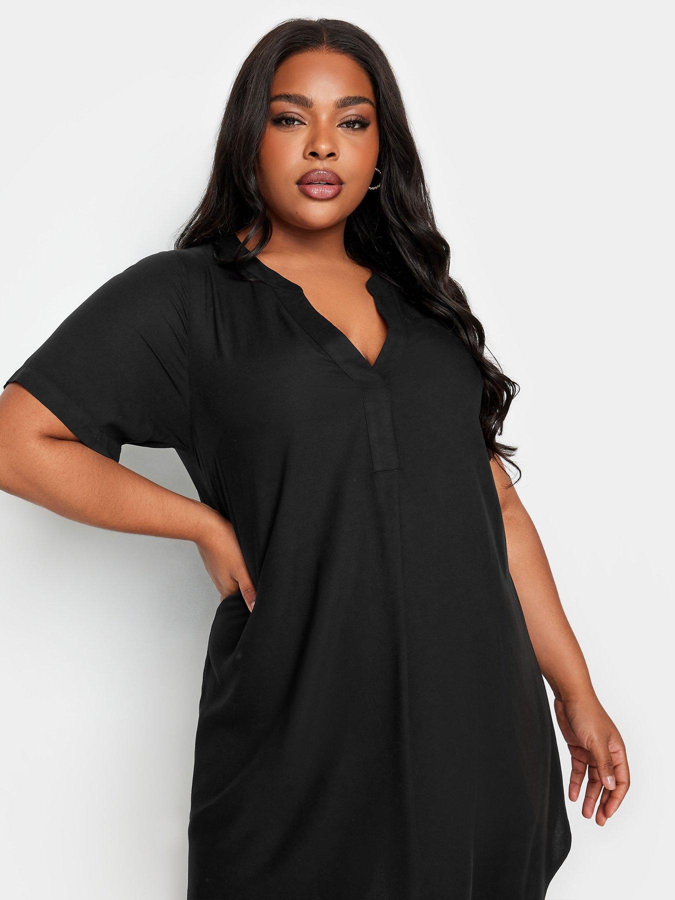 yours-tunic-dress-blackoutfit