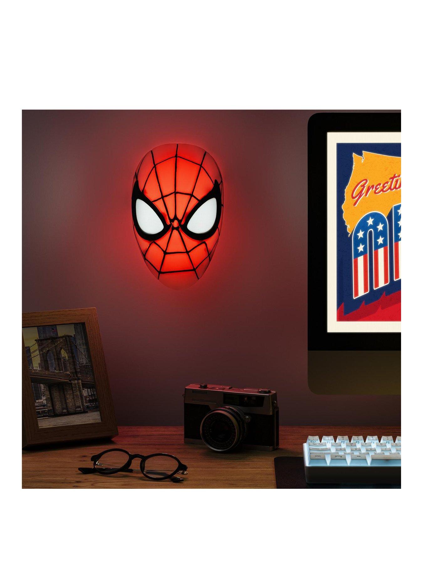 marvel-spiderman-mask-light-officially-licensed-disney-merchandise-freestanding-or-wall-mountable-usb-powered-gift-for-marvel-fansfront