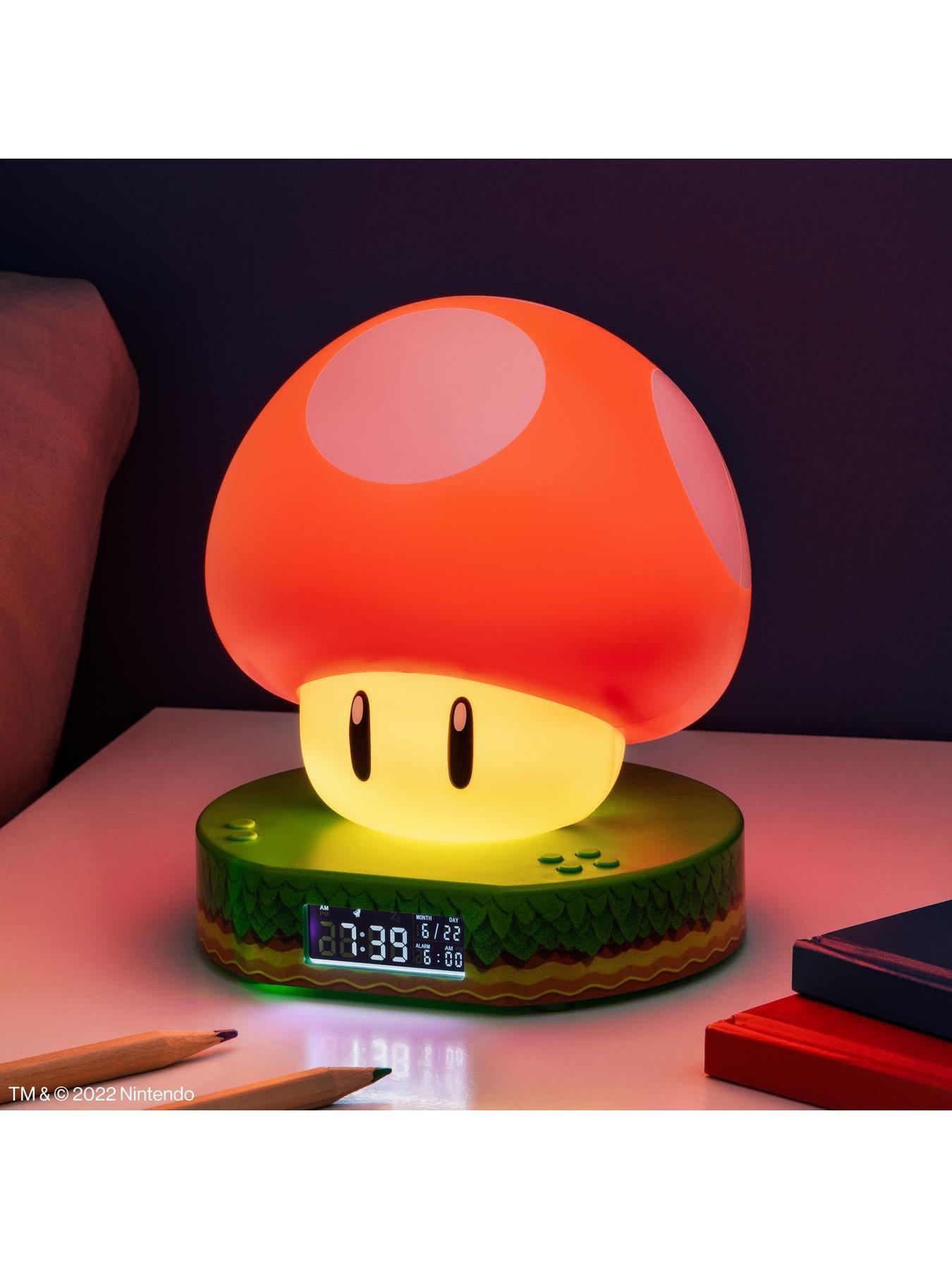 super-mario-toad-super-red-mushroom-digital-alarm-clock-officially-licensed-nintendo-movie-merchandise-with-power-up-sounds-kids-alarm-clockstillFront