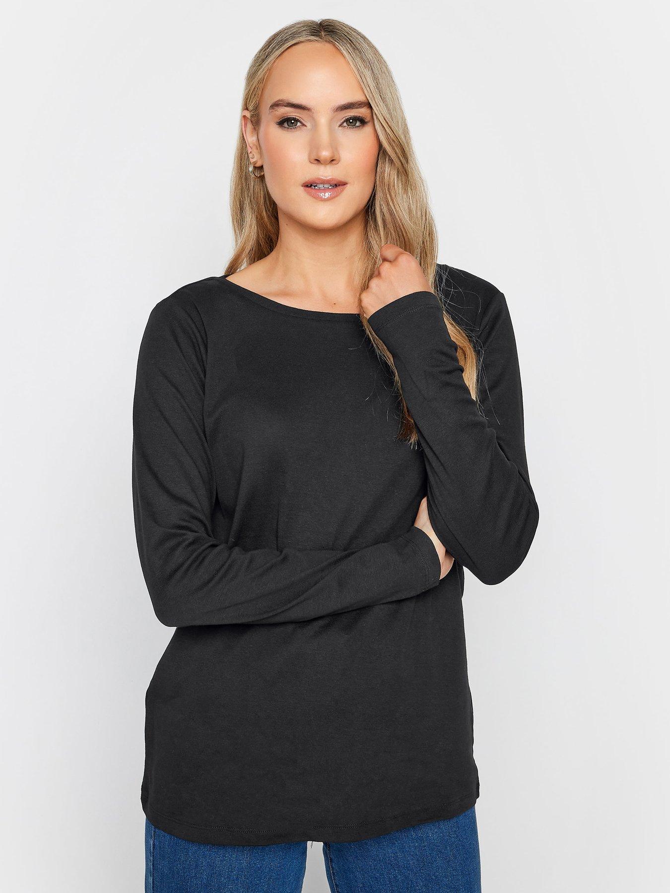 long-tall-sally-long-tall-sally-2-pack-crew-neck-tee-black-white