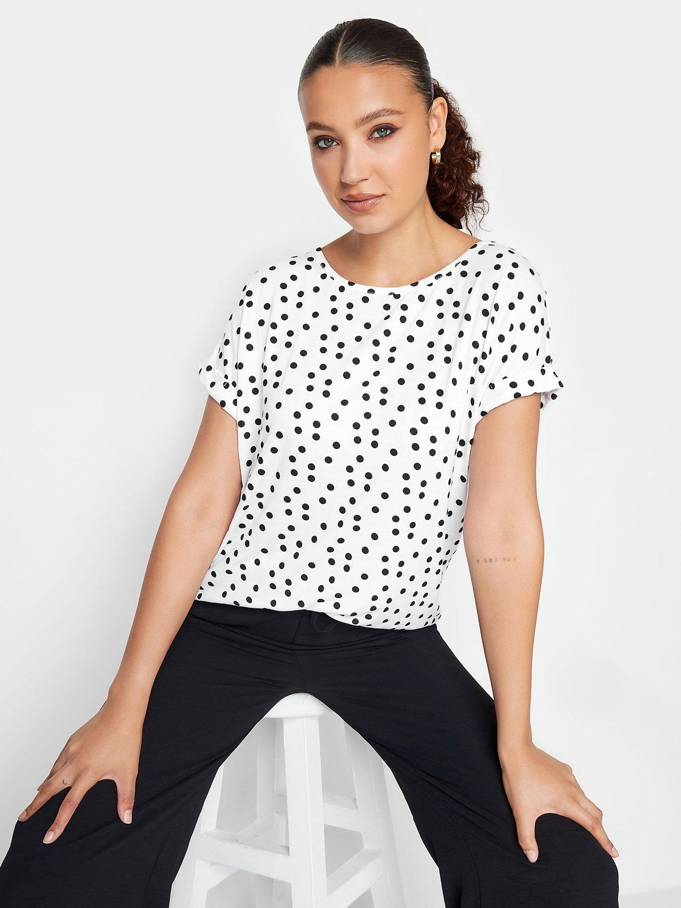 long-tall-sally-long-tall-sally-white-black-turn-back-spot-tee