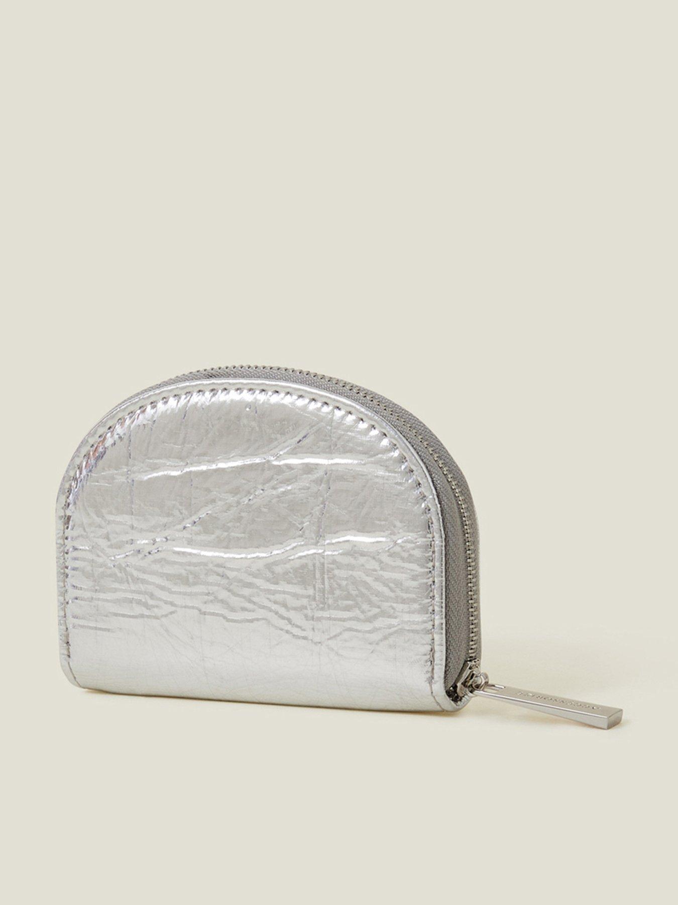 Image 2 of 3 of Accessorize Metallic Crescent Coin Purse