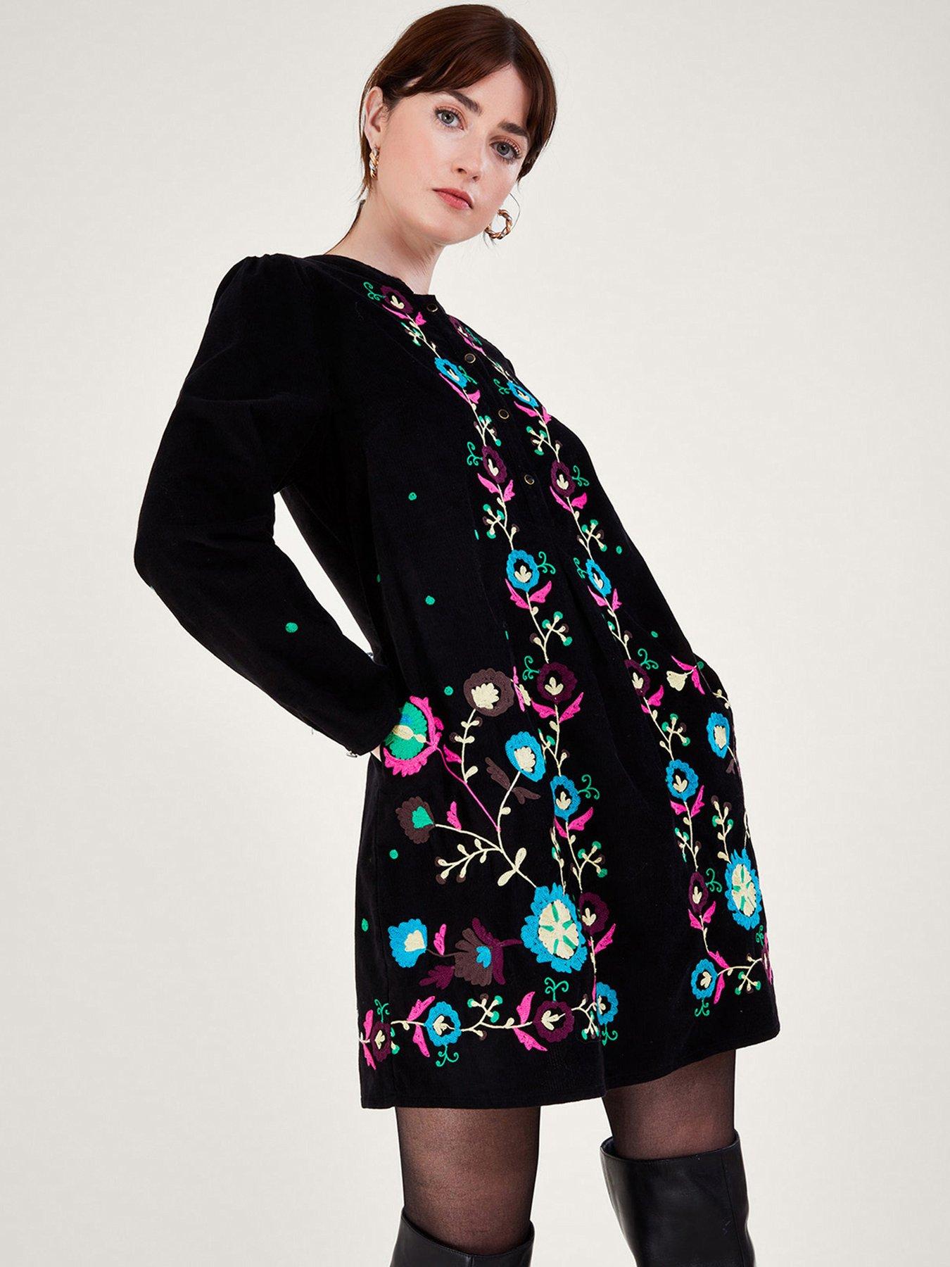 monsoon-kim-cord-embroidered-short-dress-blackfront