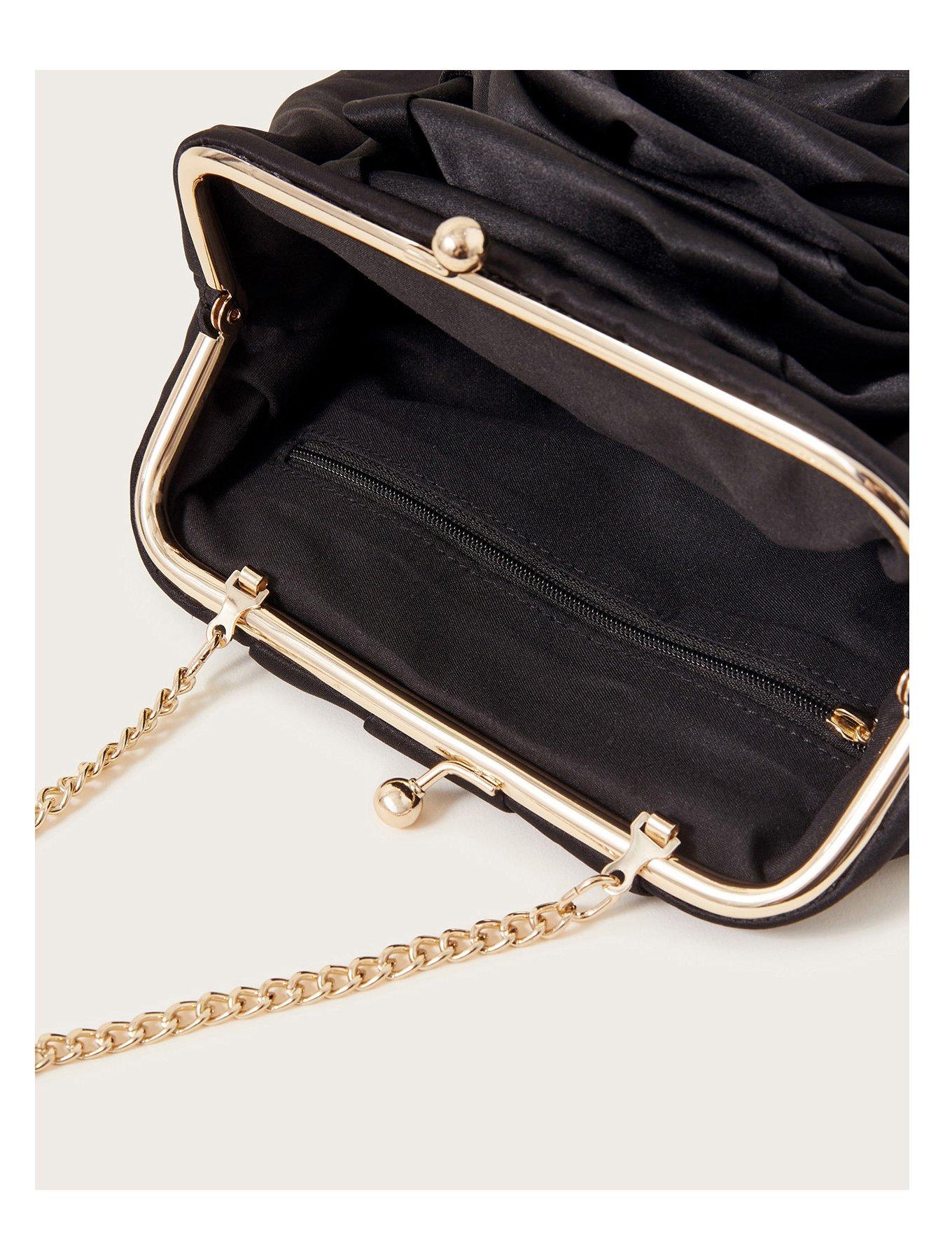 Image 3 of 3 of Monsoon Satin Corsage Pouch Bag