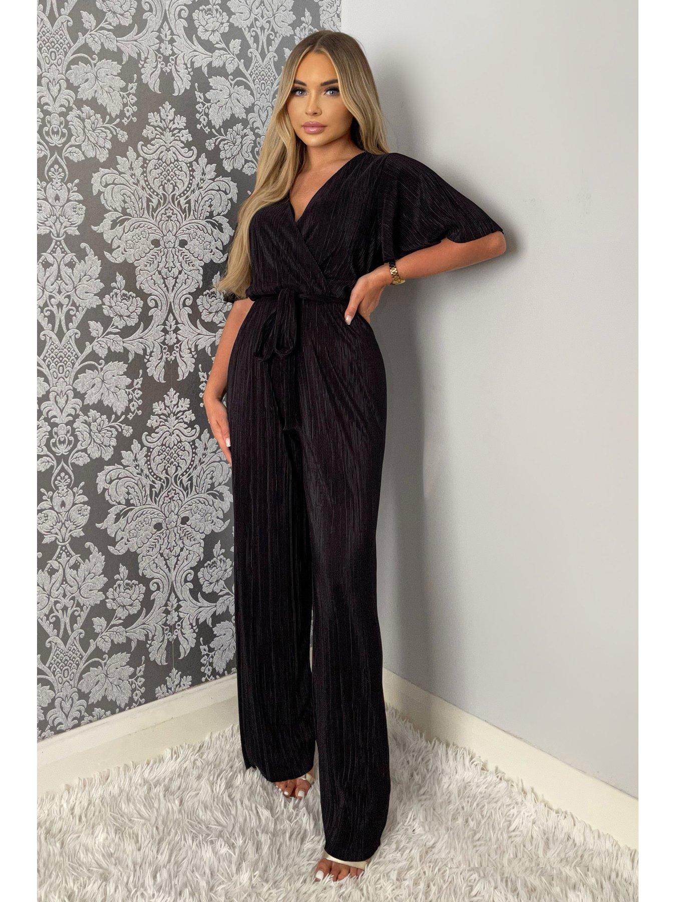 Plisse jumpsuits hot sale