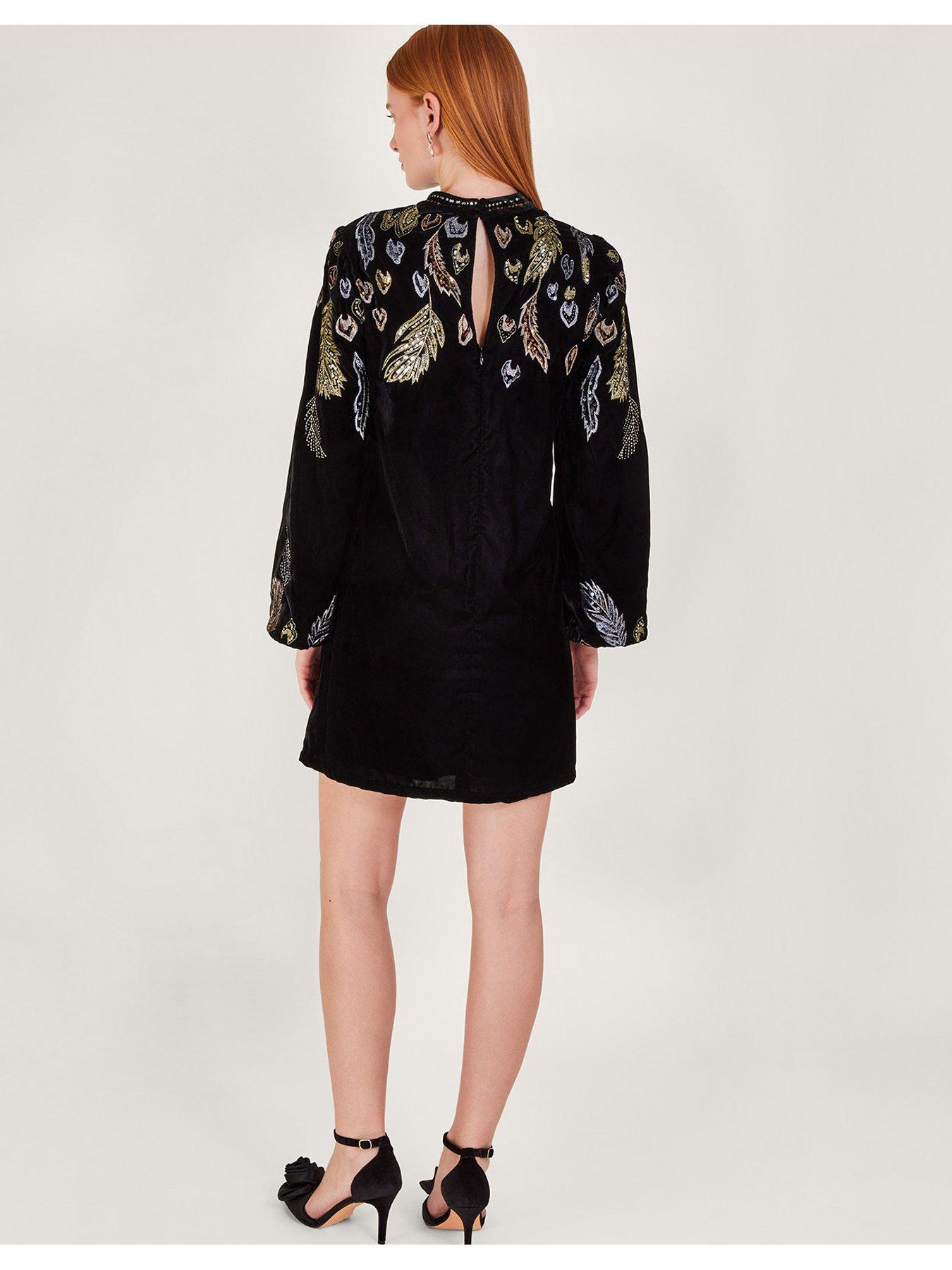 Free people bonjour embroidered mini dress best sale