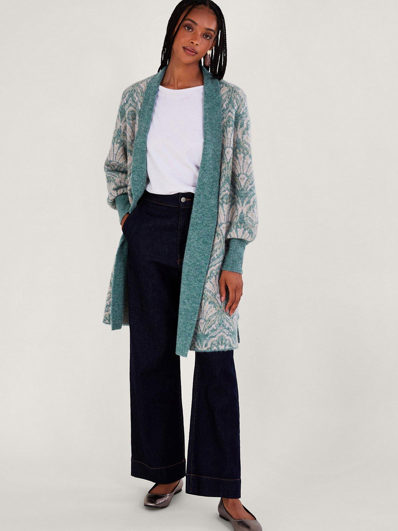 Monsoon shop jacquard coat