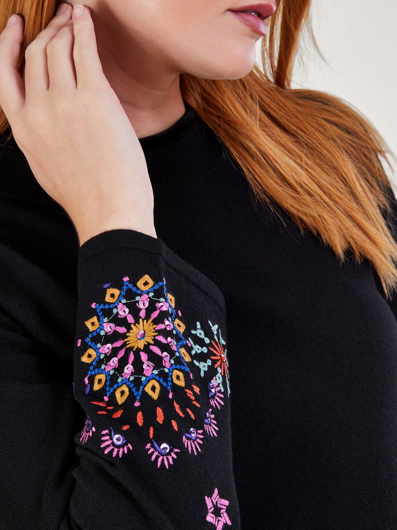 monsoon-emb-tunic-dress-blackdetail