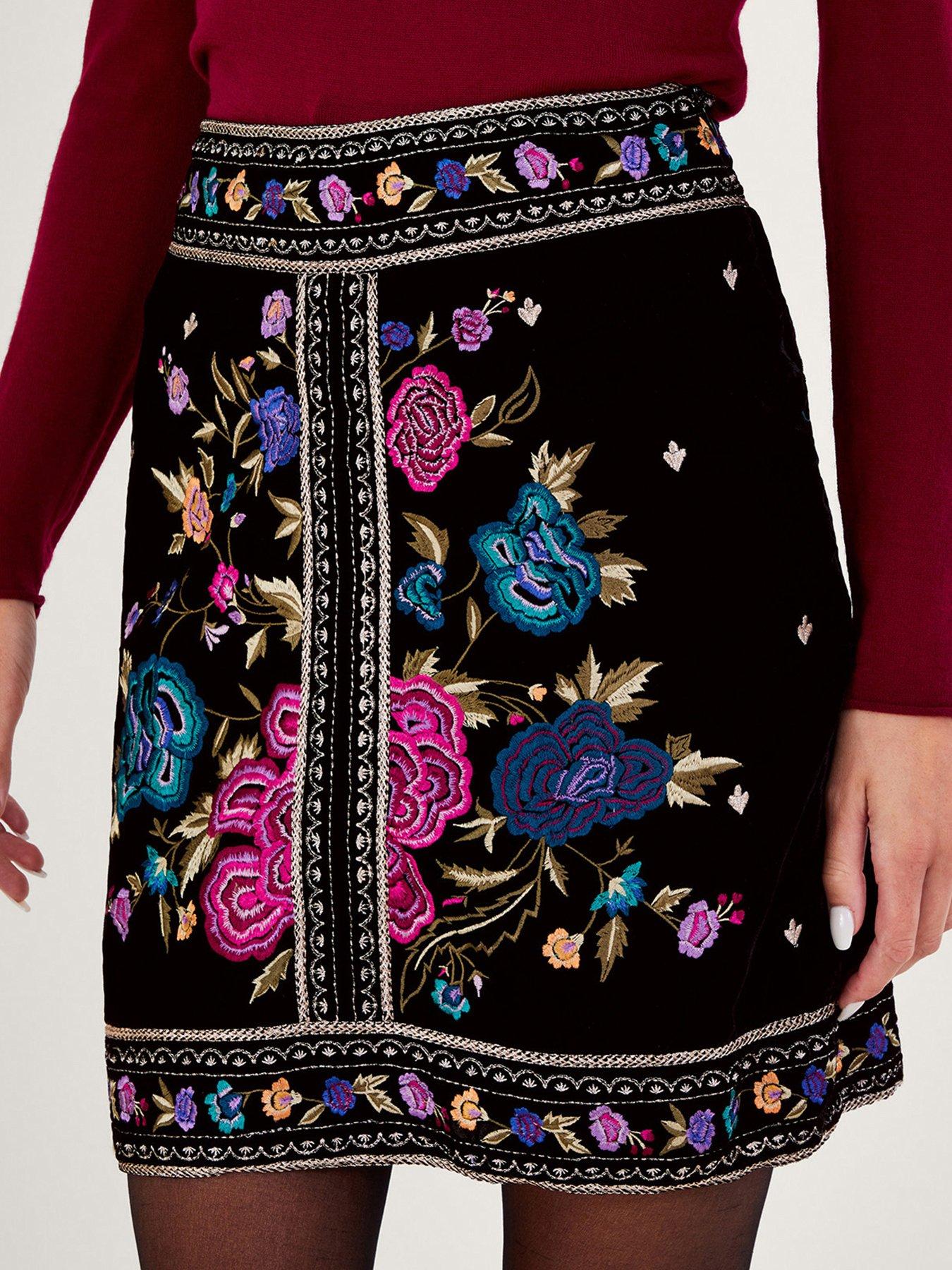 monsoon-freya-embroidered-velvet-skirt-blackoutfit