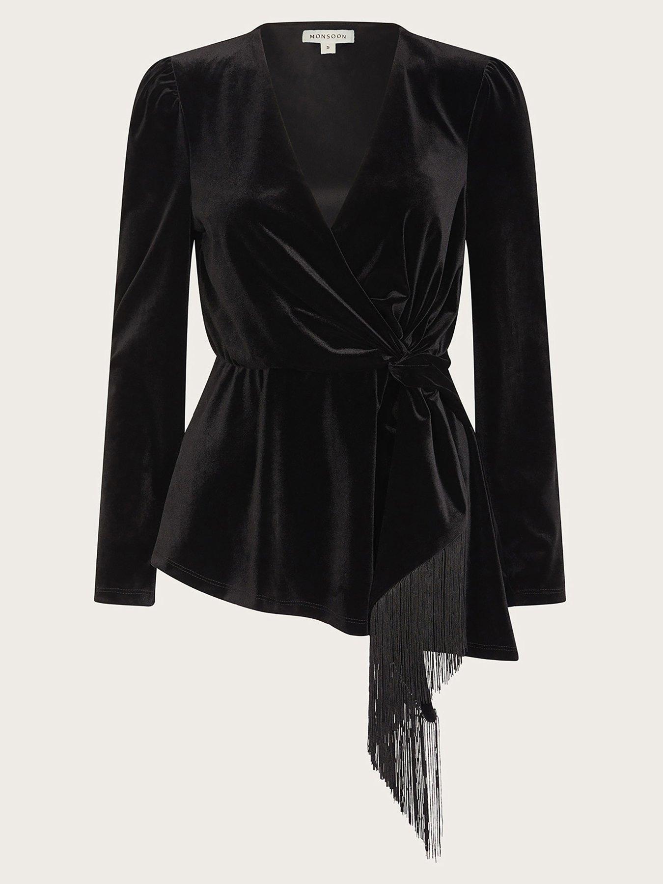 monsoon-flossie-velvet-fringe-top-blackoutfit