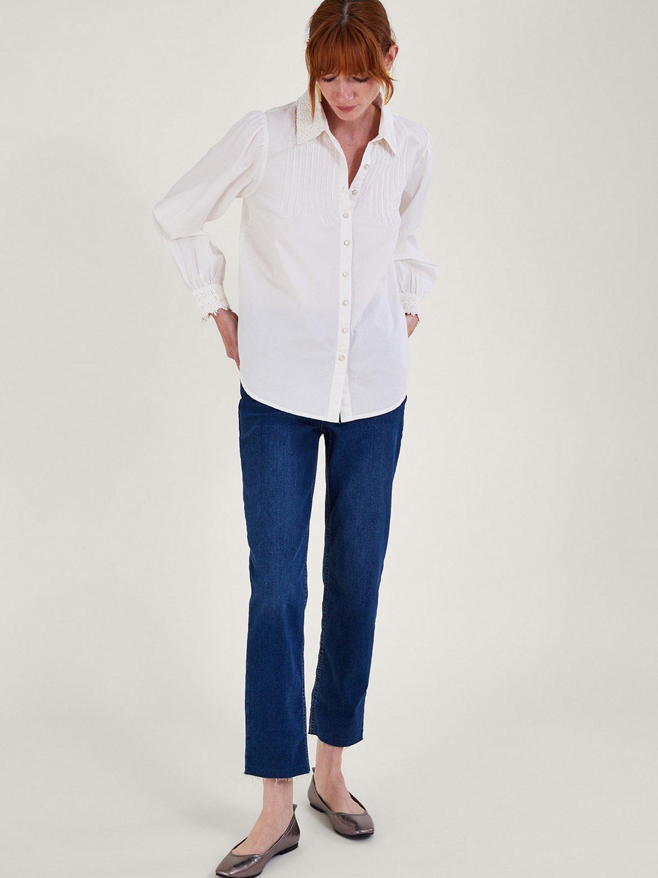 Monsoon beth linen top hotsell