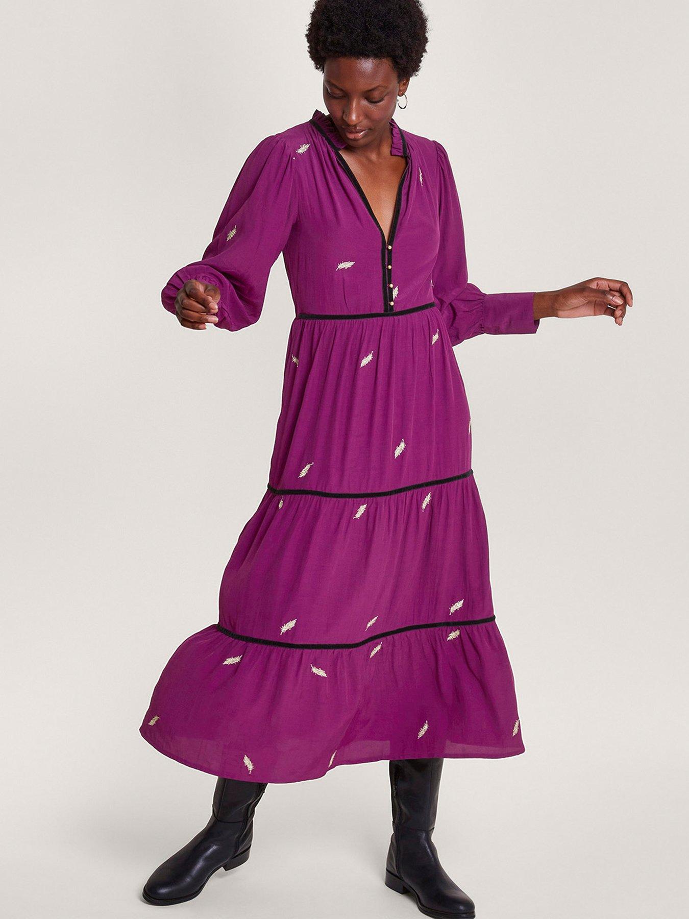 Monsoon 2025 purple dress