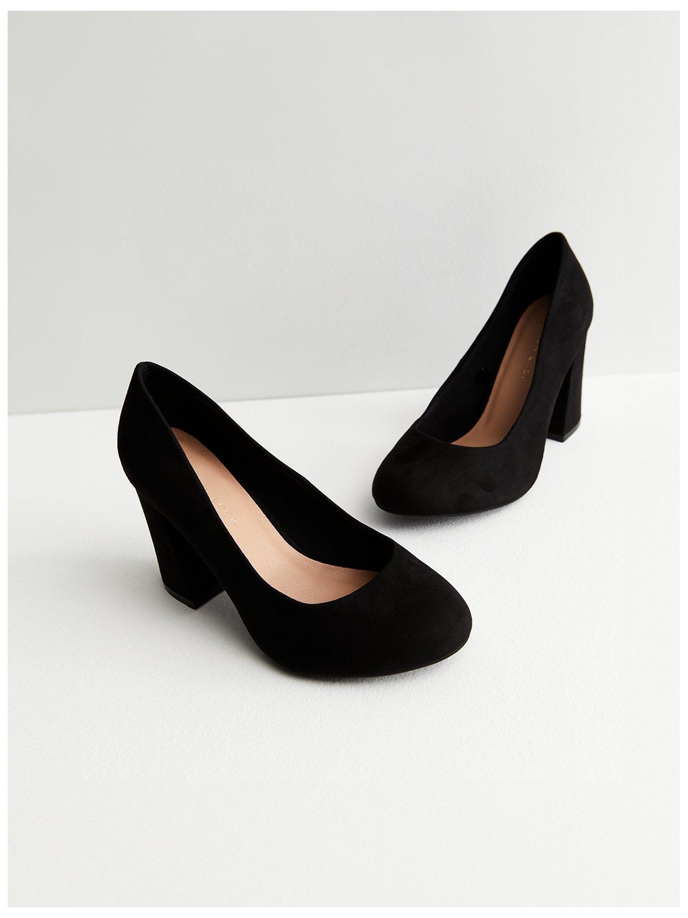 new-look-extra-wide-fit-black-suedette-block-heel-court-shoesstillFront