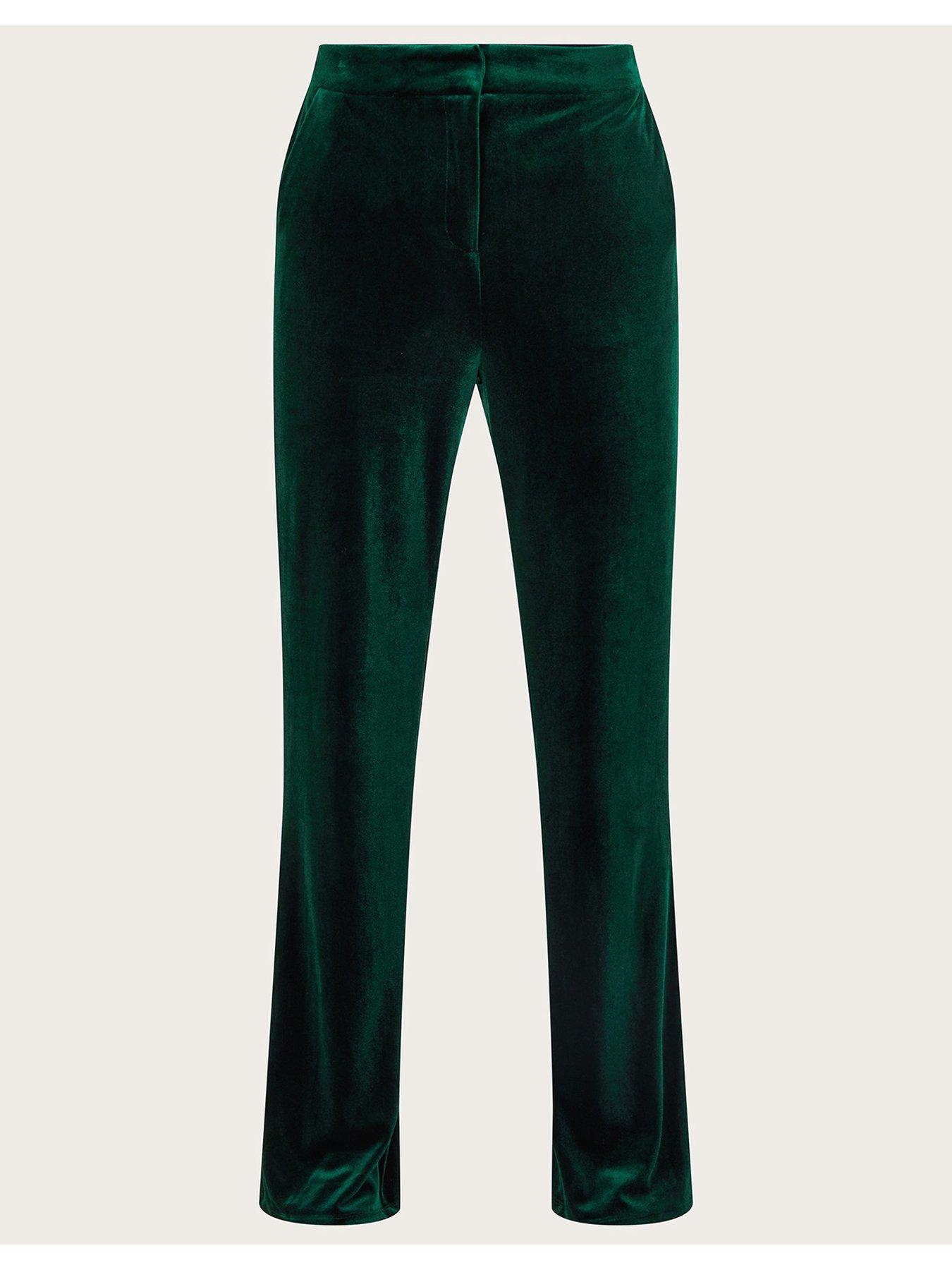 monsoon-blake-kick-flare-trouser-greenoutfit