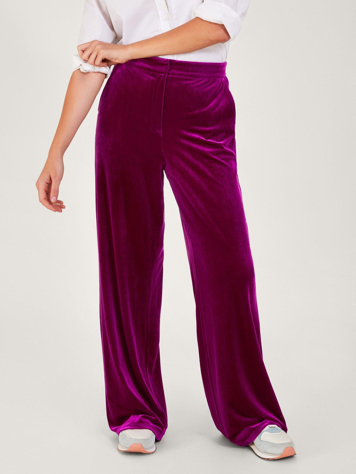monsoon-edith-wide-leg-trousers-pinkfront