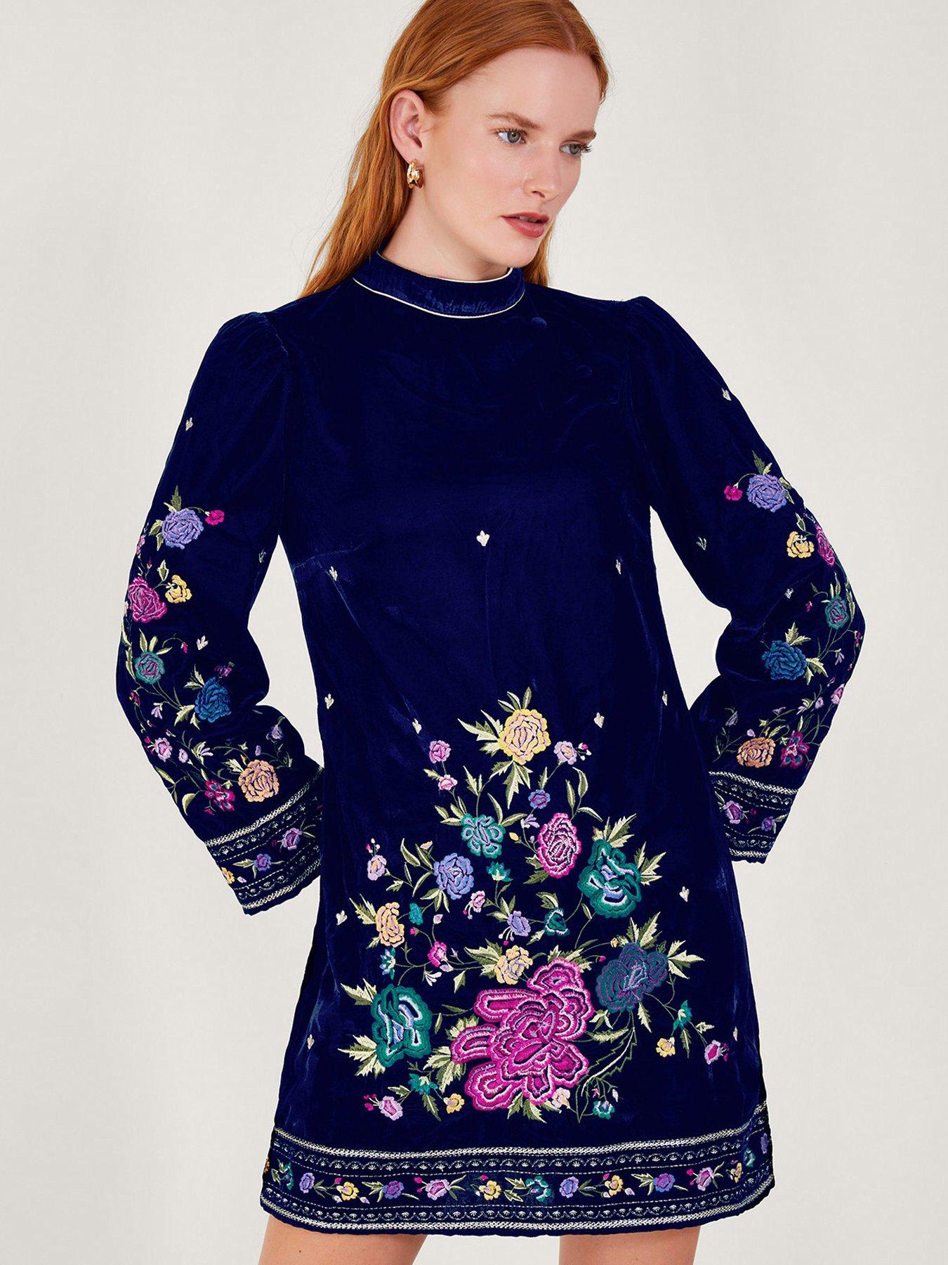 monsoon-freya-embroidered-tunic-dress-navy