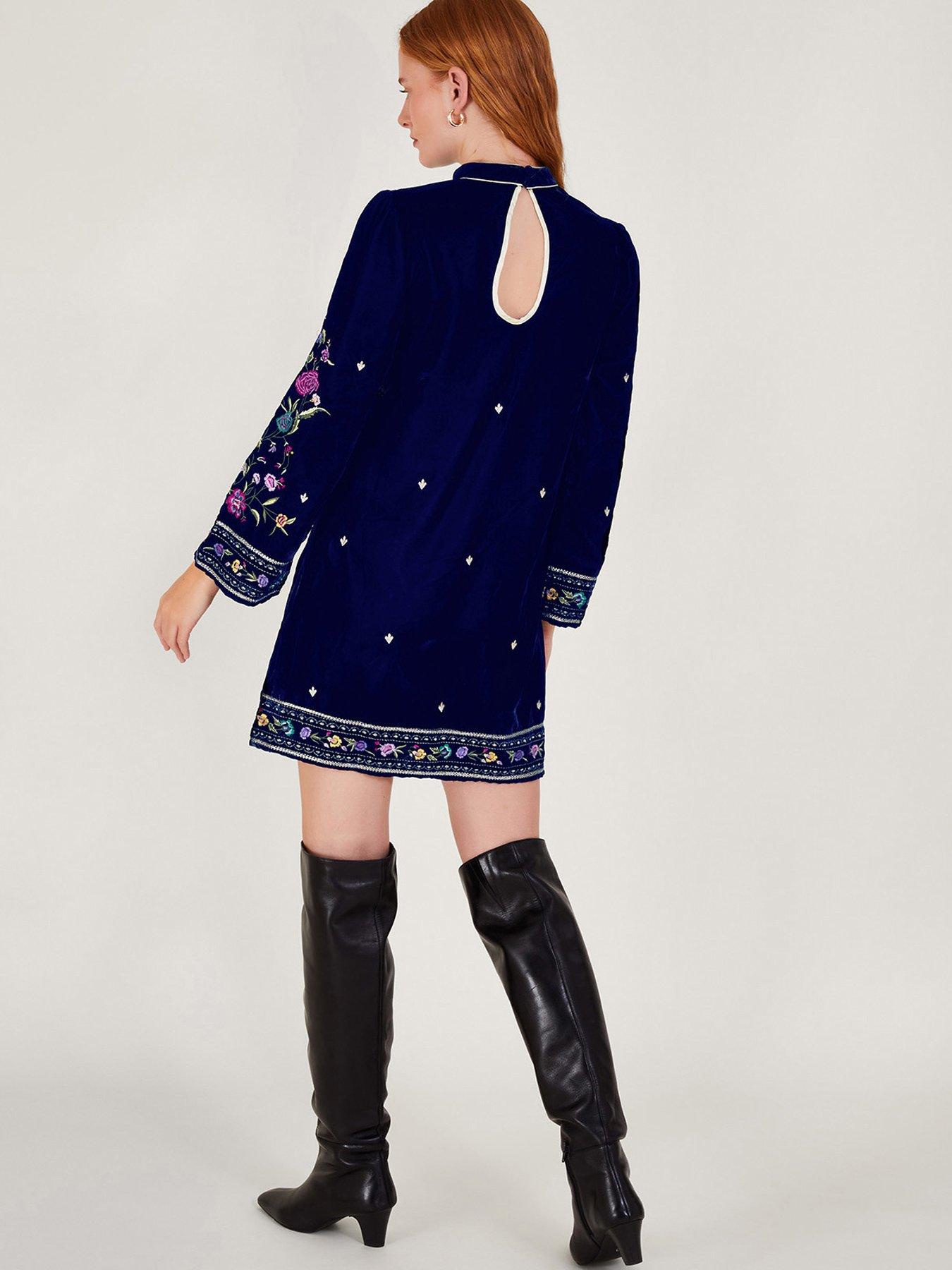 monsoon-freya-embroidered-tunic-dress-navystillFront