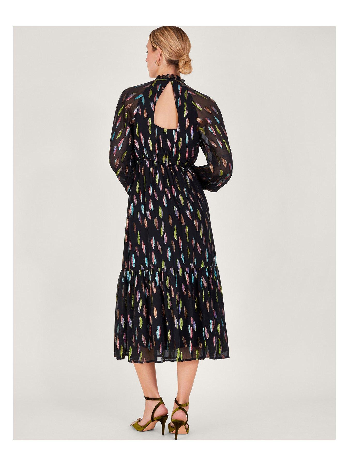 Monsoon feather outlet dress