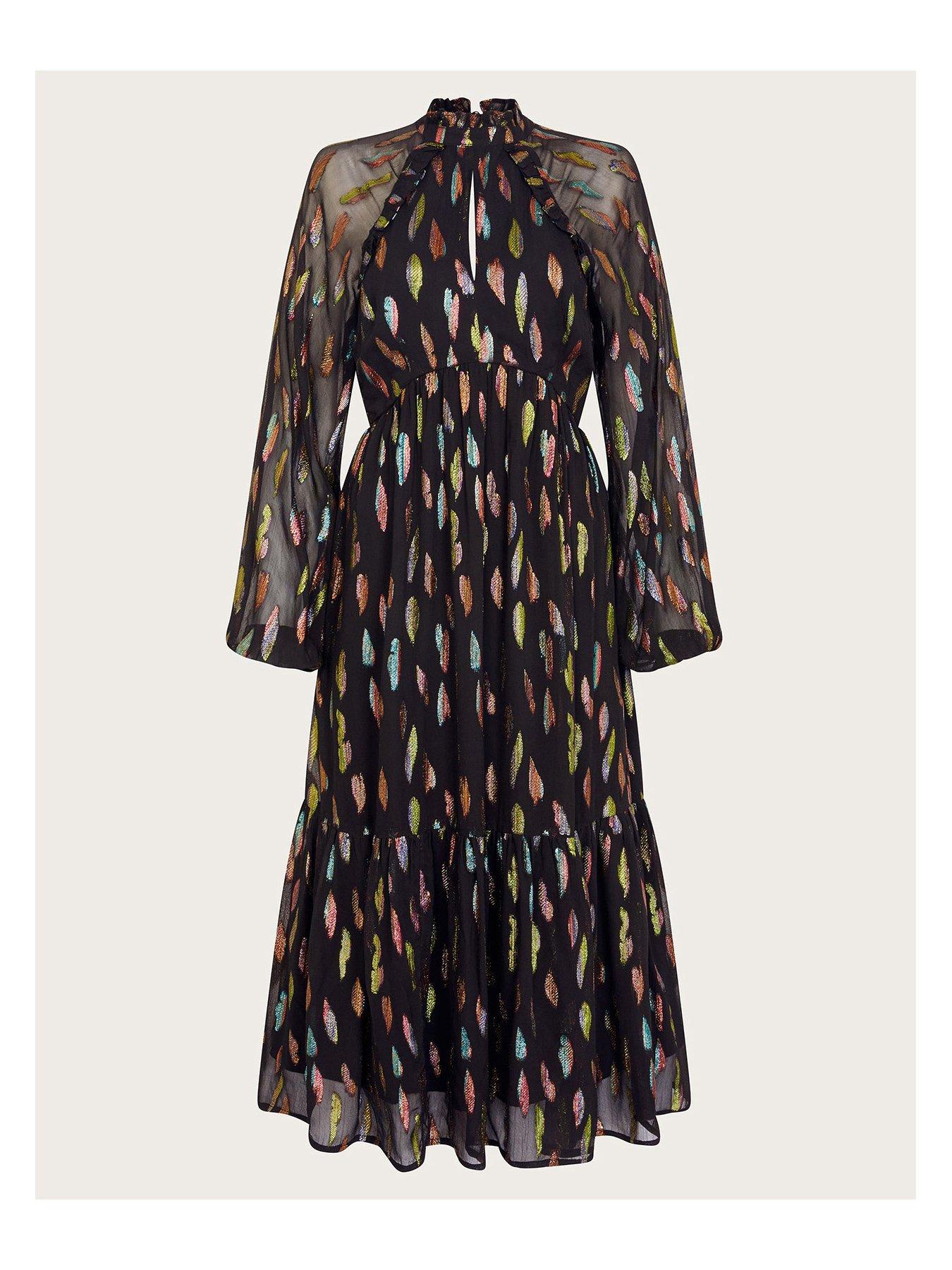 monsoon-fenna-feather-print-midi-dressback