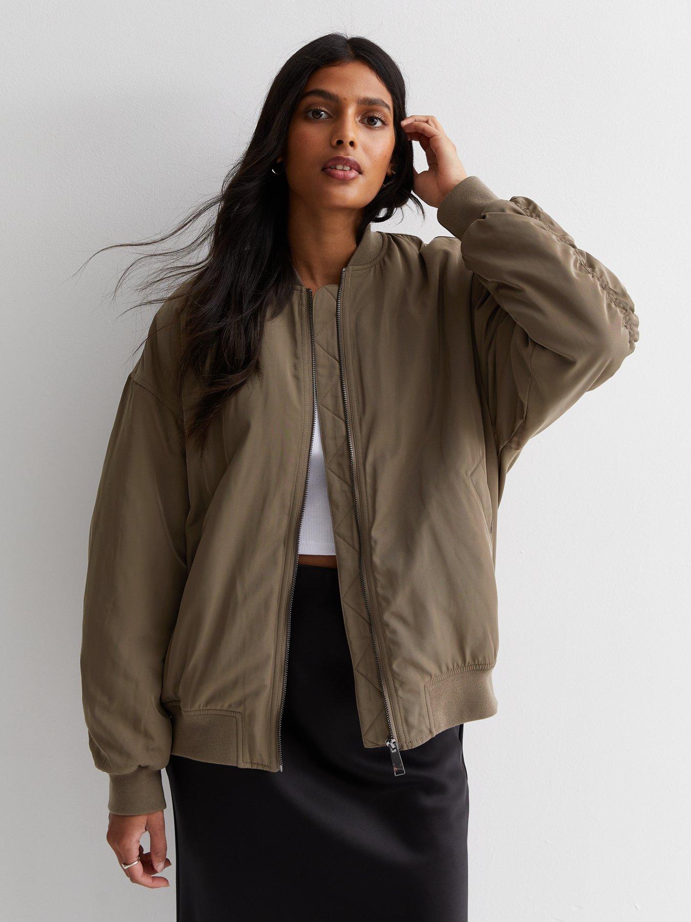 Zip up bomber sale