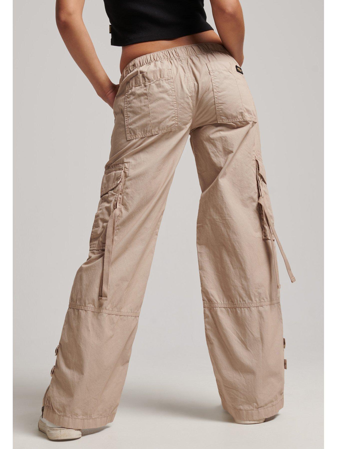 superdry-low-rise-wide-leg-cargo-pants-beigestillFront