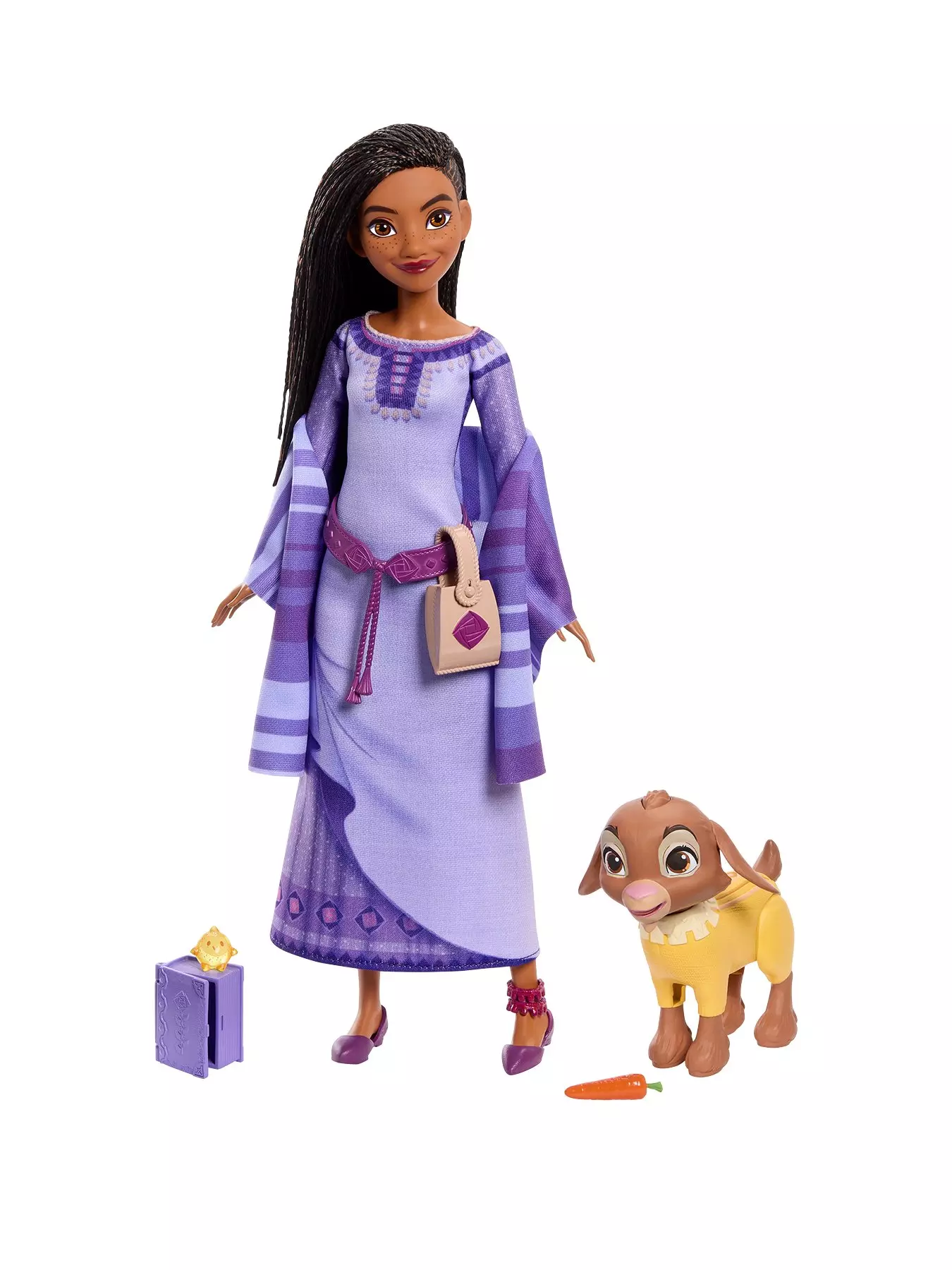 Disney's Wish Asha Dress Authentic Movie Licensed Fashion, Adventure Outfit  Fits Children Sizes 4-6X