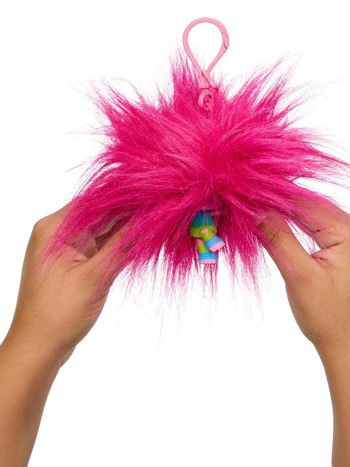 DreamWorks Trolls Band Together Rainbow Pom Poms Keychains with Surprise  Mini Doll, Rainbow Series 1