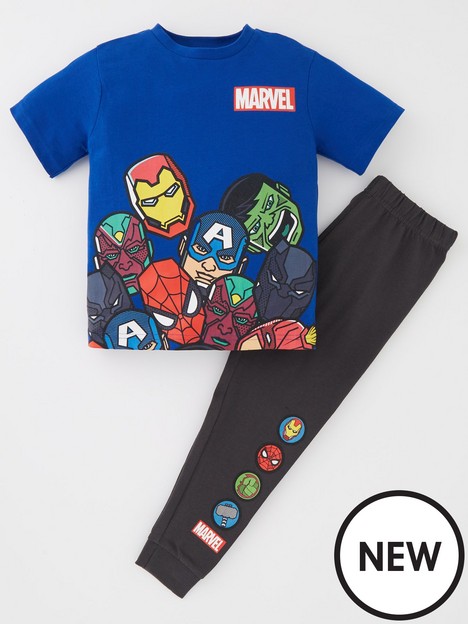 marvel-marvel-multi-character-short-sleeve-pyjamas