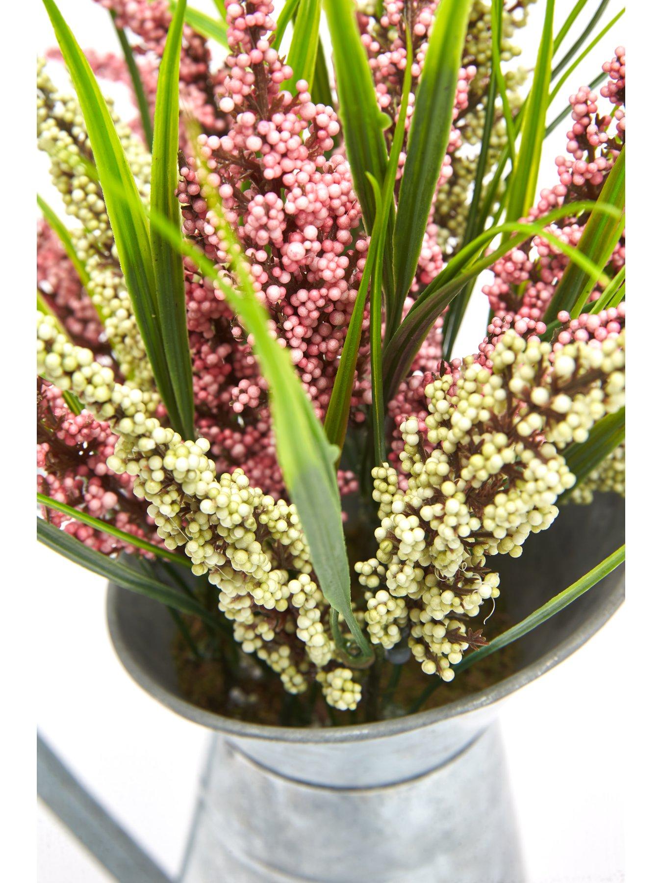 Image 5 of 6 of Very Home Spring Floral Arrangement in Watering Can Table Centrepiece