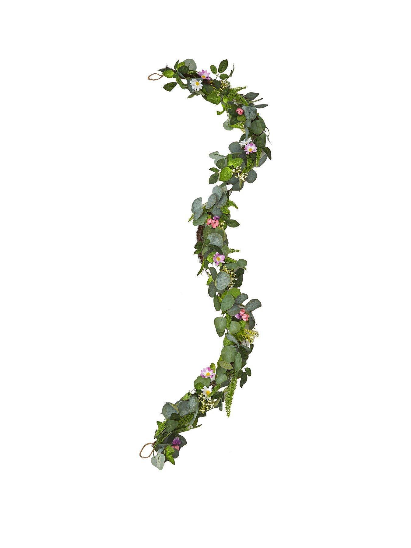 very-home-6-foot-spring-daisy-wreathstillFront