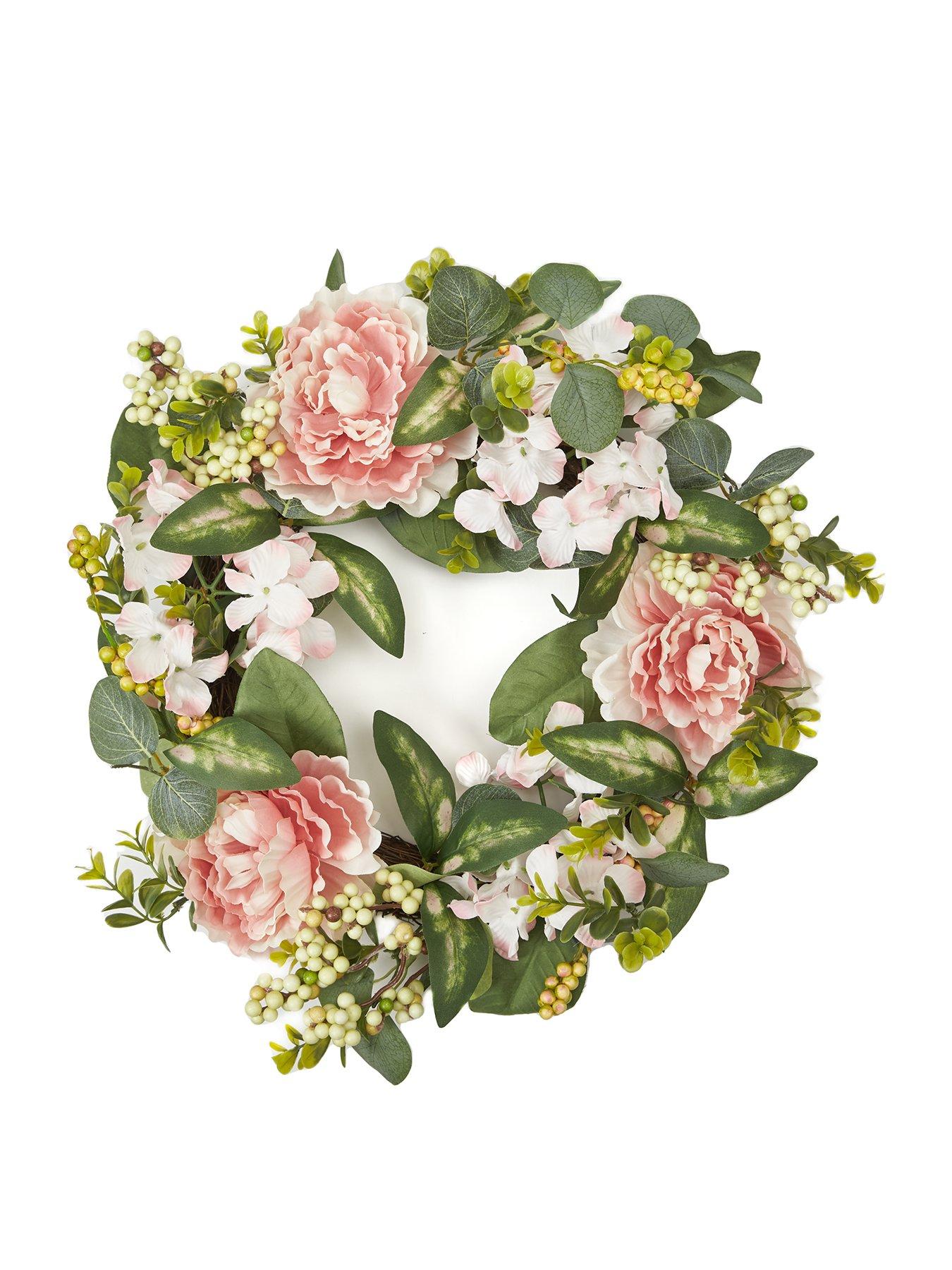 very-home-20-inch-spring-wreath-with-peonies-and-leavesstillFront