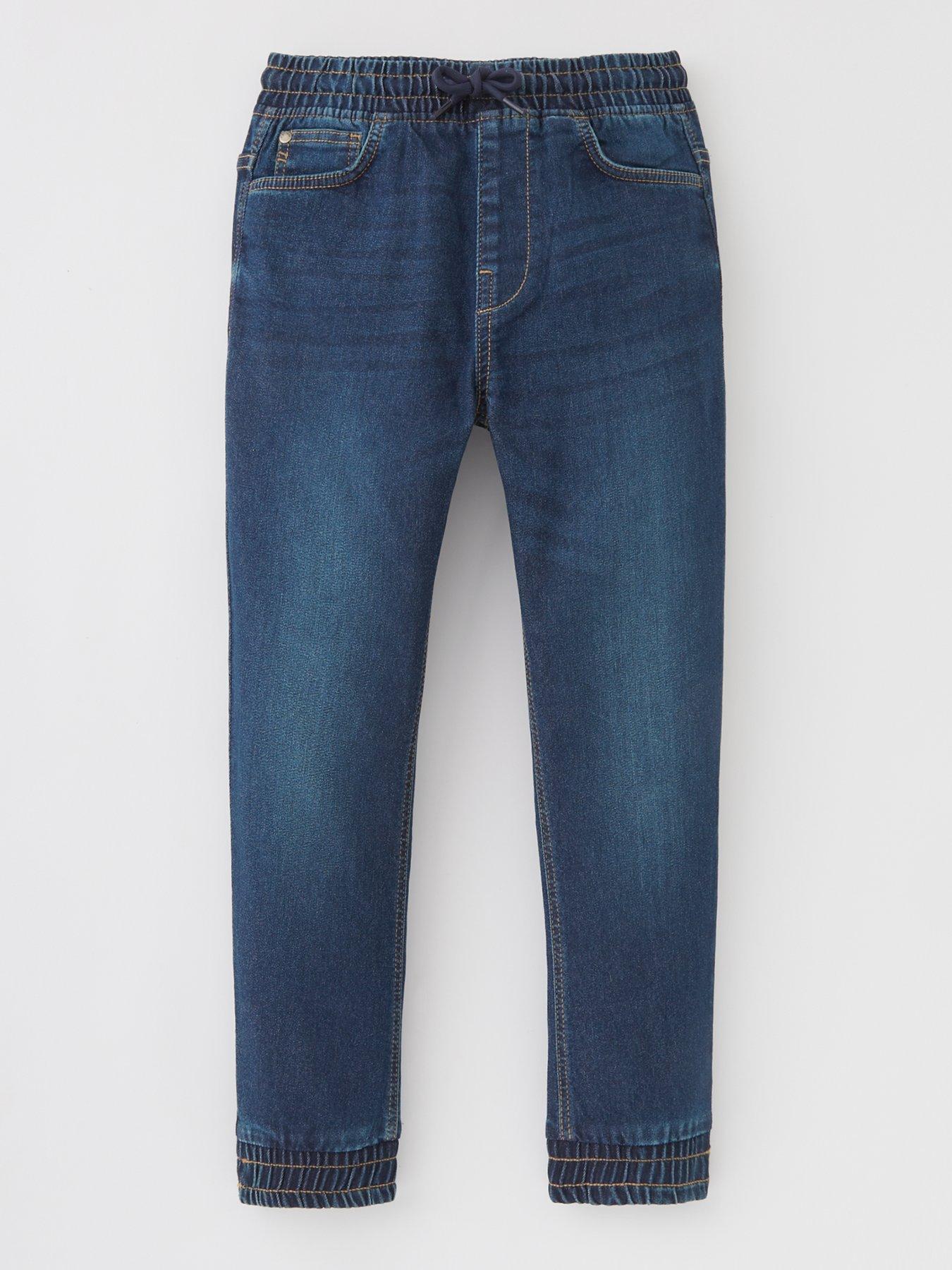 Image 1 of 4 of Mini V by Very Boys&nbsp;Pull On Jogger Jean - Mid Wash