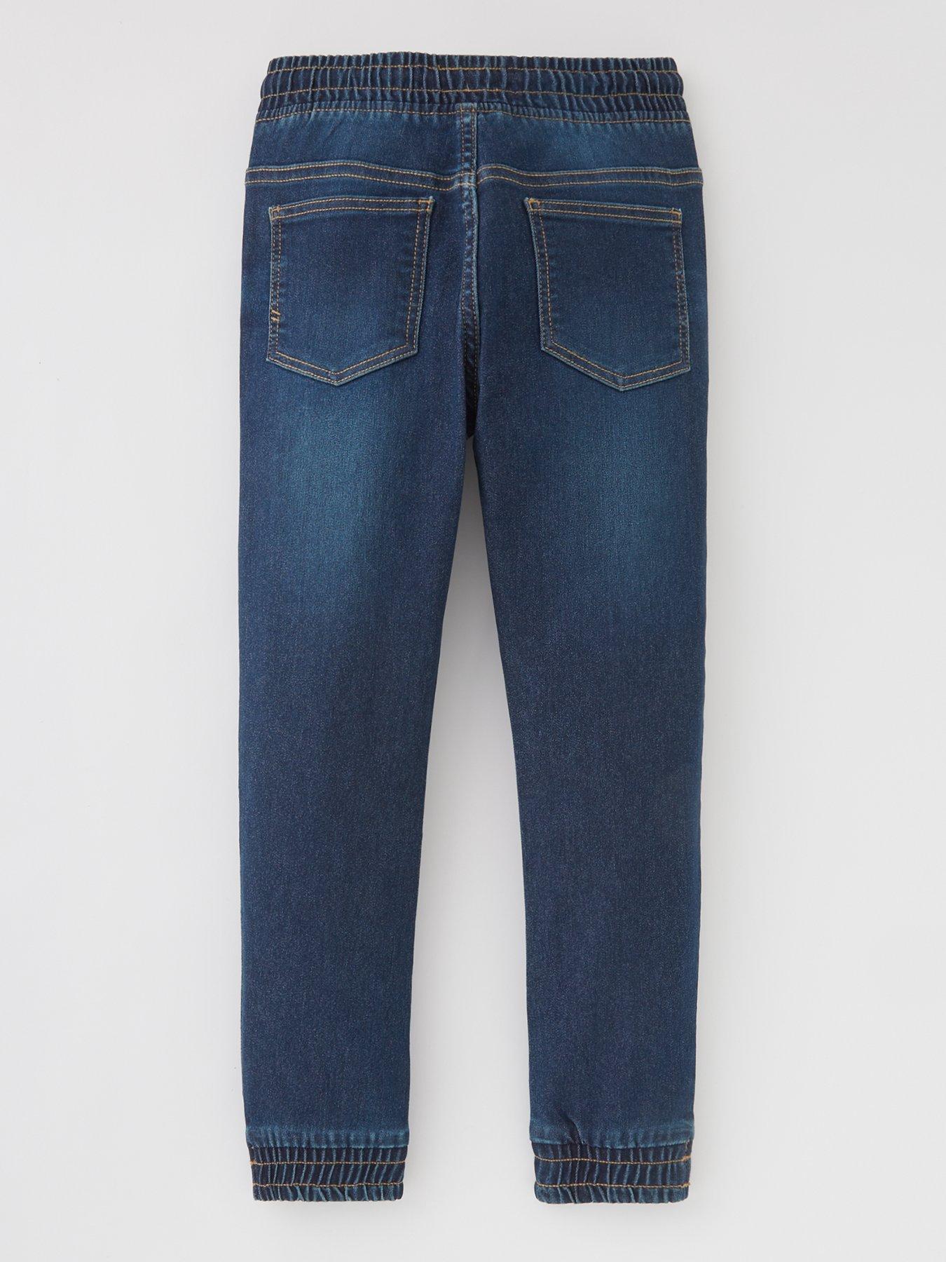 Image 2 of 4 of Mini V by Very Boys&nbsp;Pull On Jogger Jean - Mid Wash