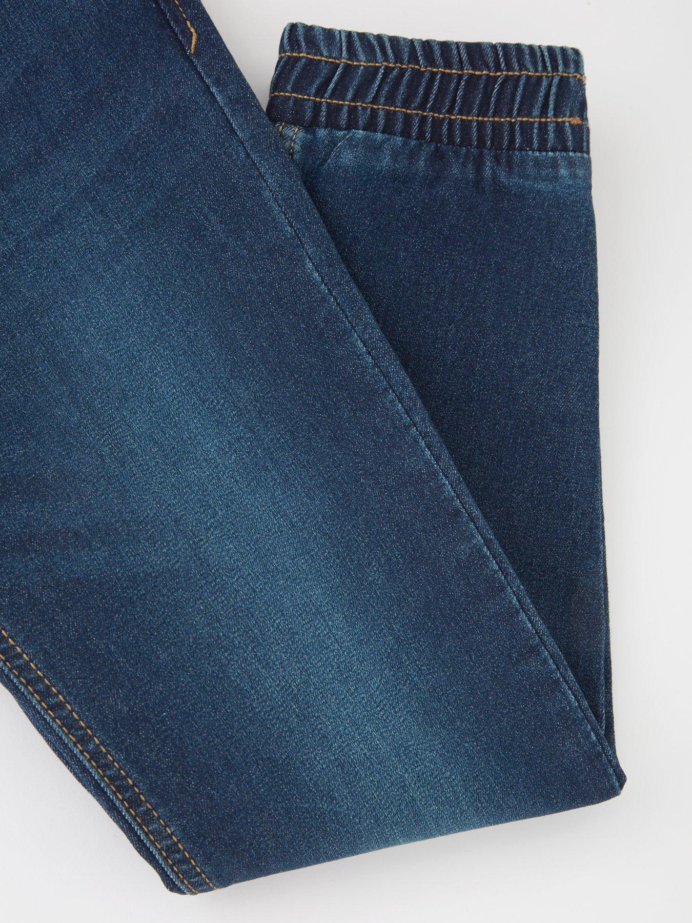 Image 4 of 4 of Mini V by Very Boys&nbsp;Pull On Jogger Jean - Mid Wash