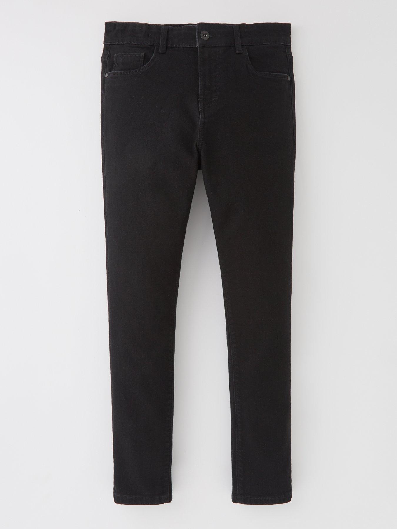 Black super skinny jeans sales boys