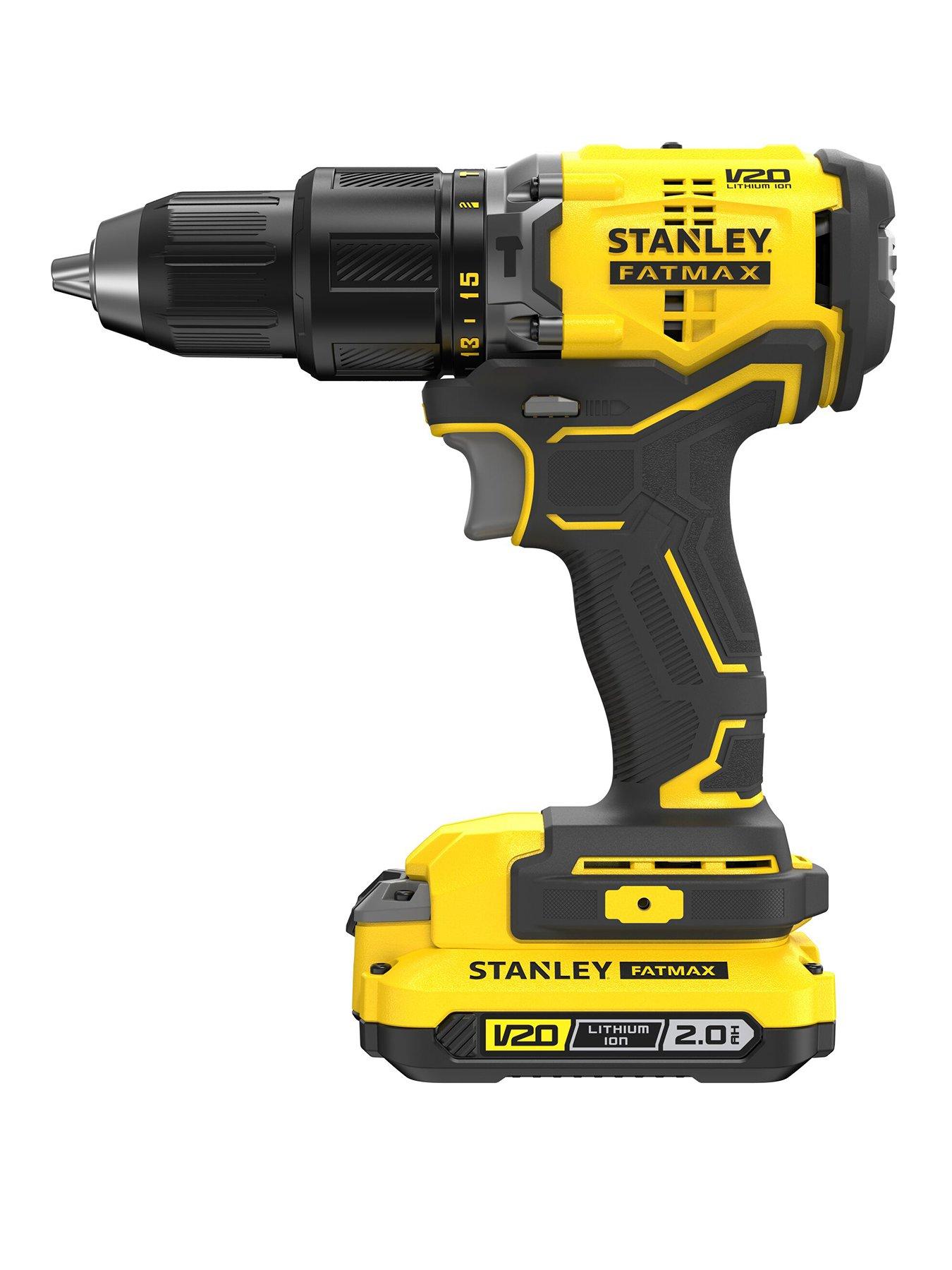 stanley-fatmax-v20-18v-brushless-combi-hammer-drill-in-a-kitbox-2x20ah-2a-chargerfront