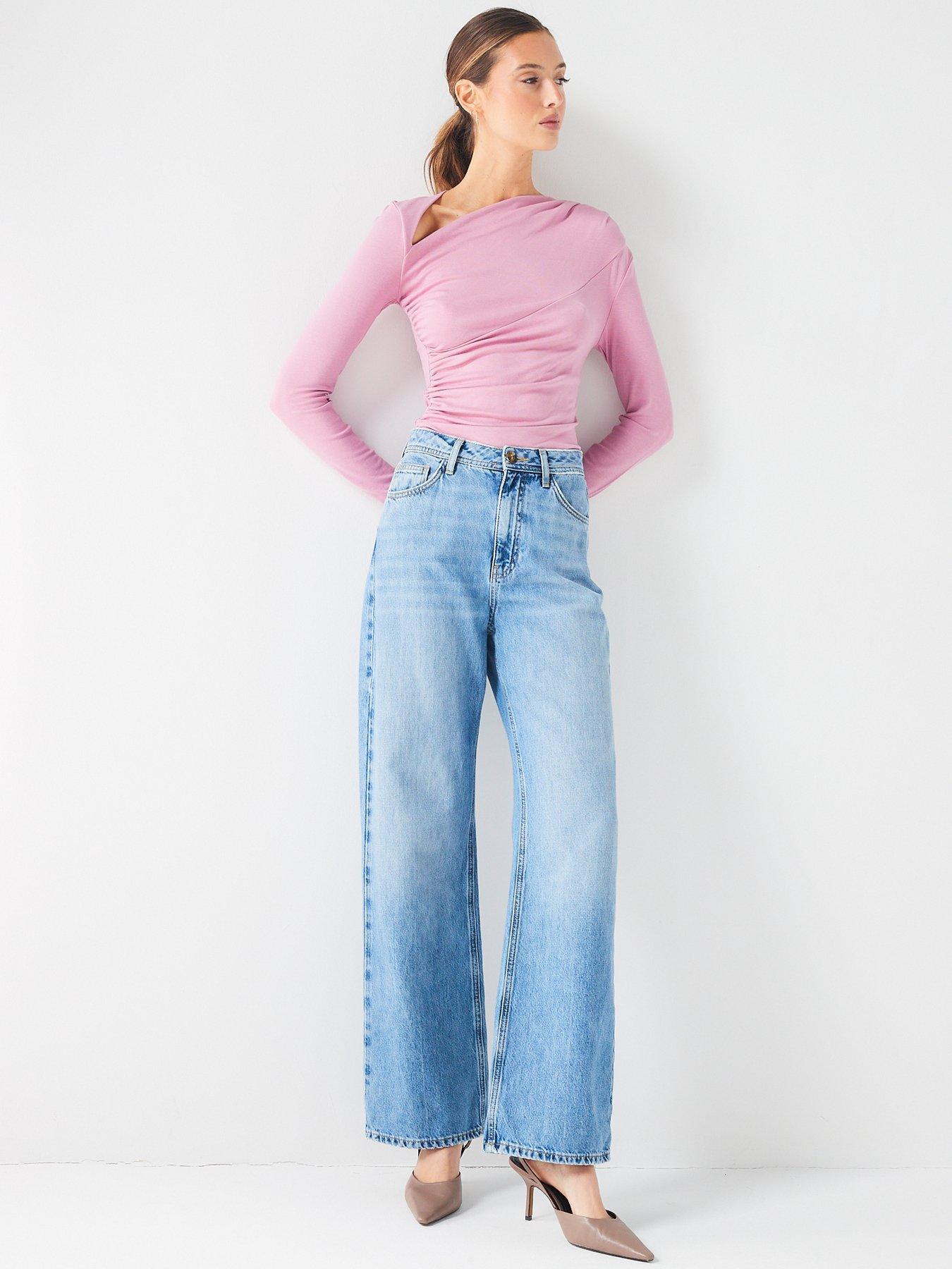 fig-basil-gathered-slash-neck-jersey-top-pinkback