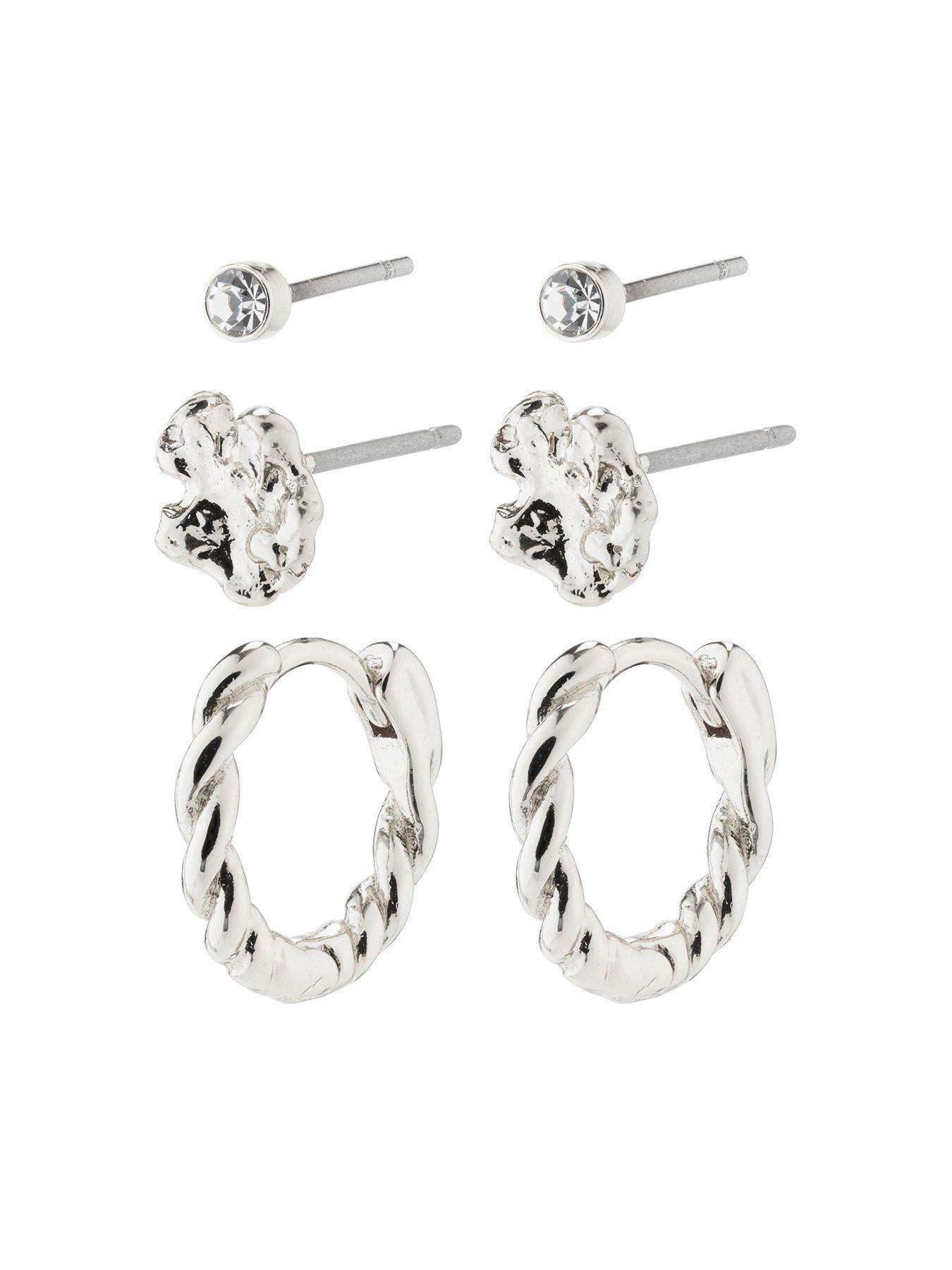 pilgrim-pilgrim-emanuelle-earrings-3-in-1-set-silver-platedfront