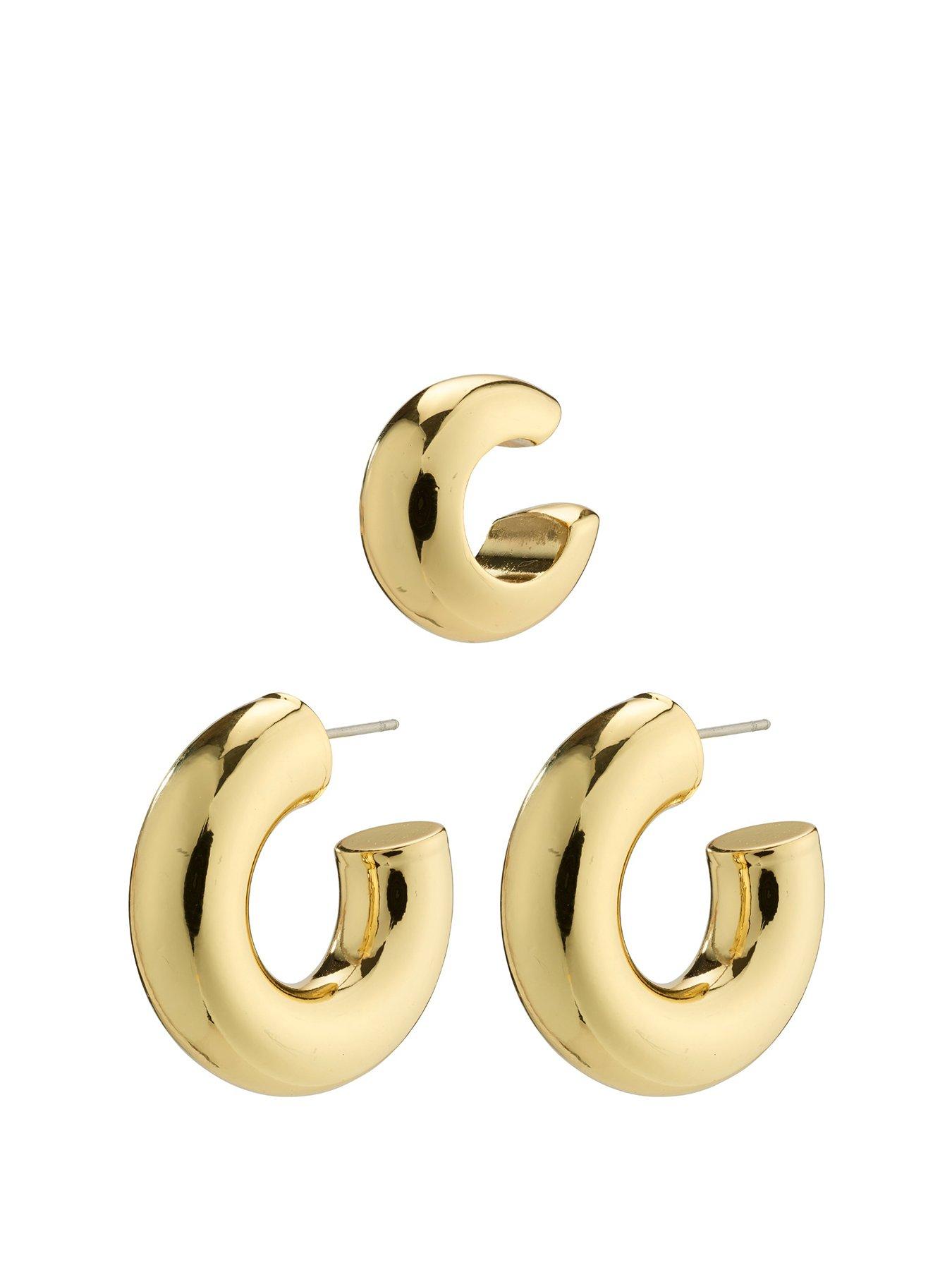 pilgrim-aleena-chunky-gold-plated-hoops-and-earnbspcuff