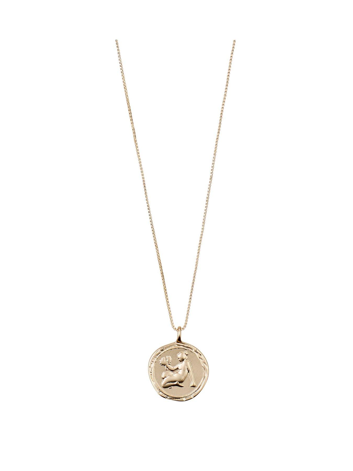 pilgrim-pilgrim-zodiac-sign-coin-necklace-gold-plated
