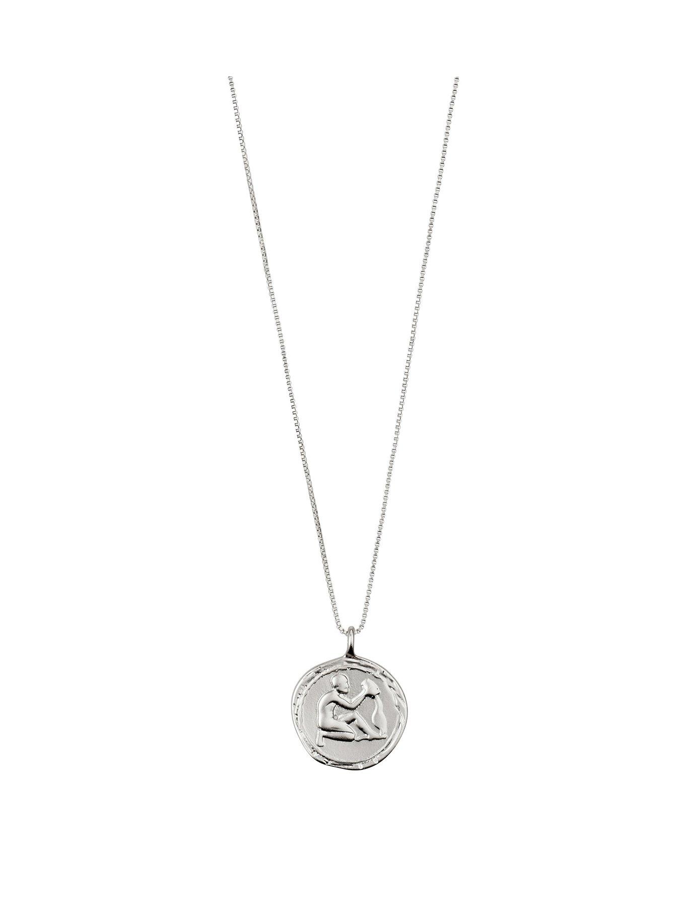 pilgrim-pilgrim-zodiac-sign-coin-necklace-silver-plated