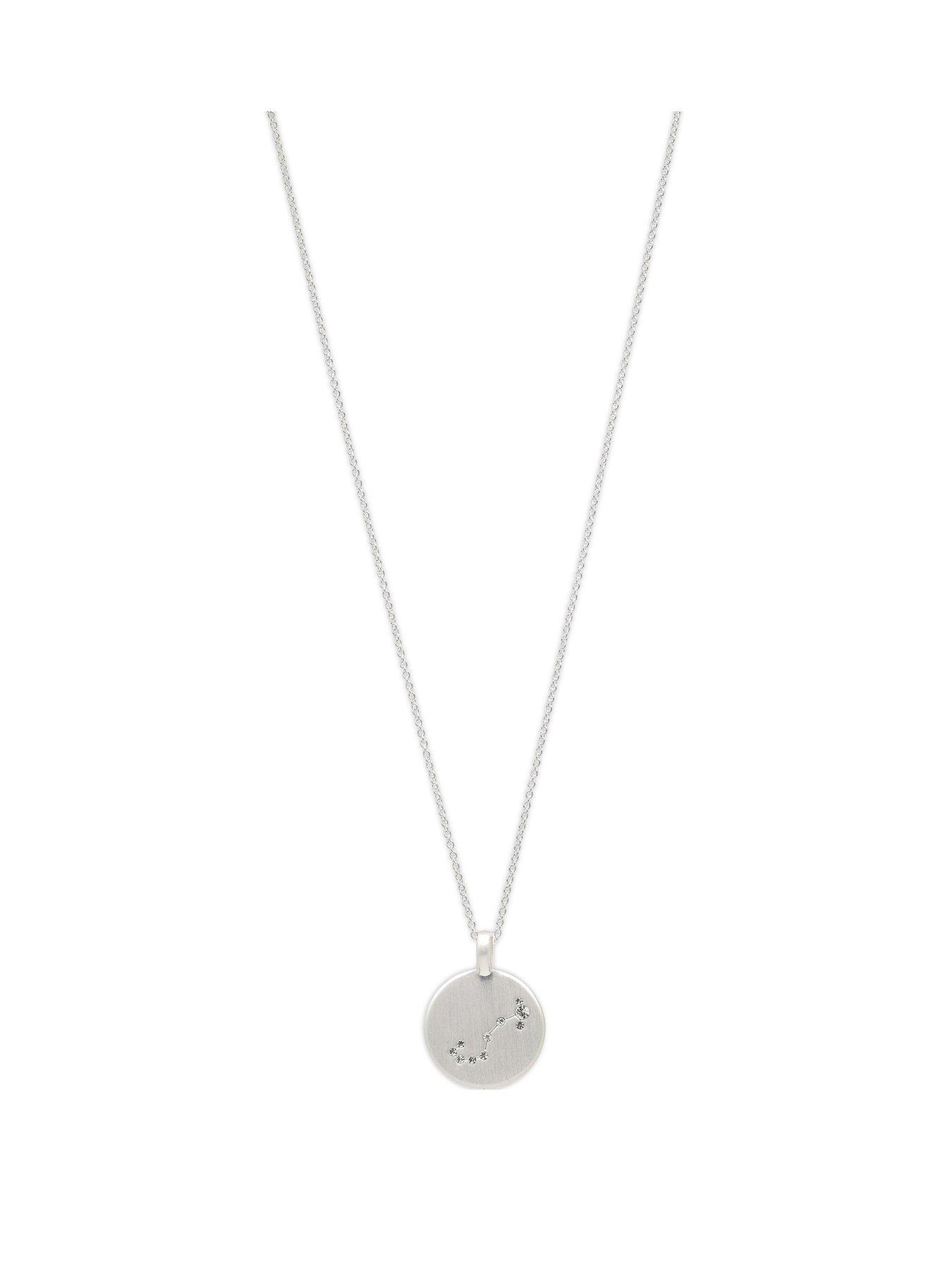 pilgrim-pilgrim-zodiac-sign-coin-necklace-silver-platedfront