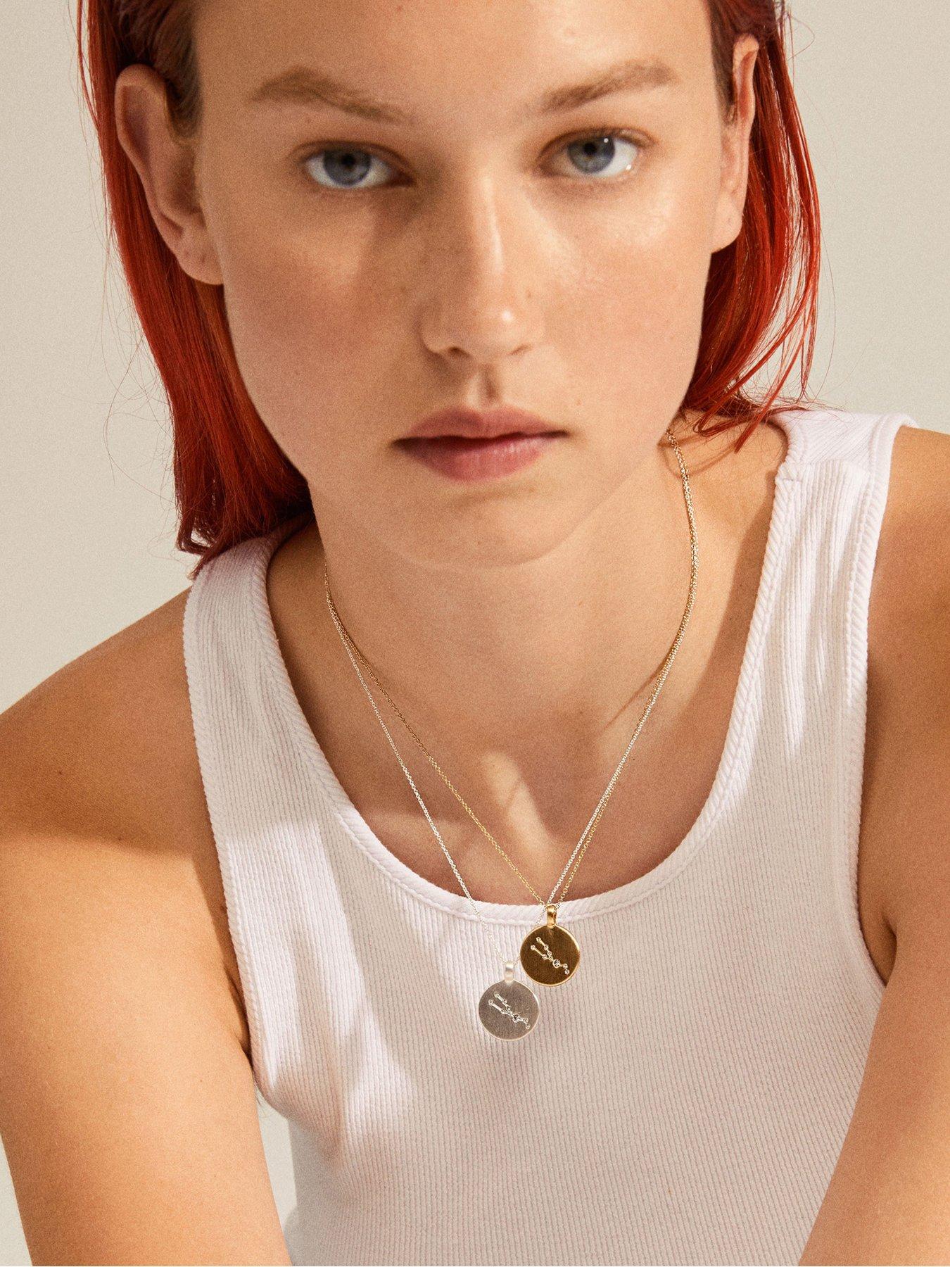 pilgrim-pilgrim-zodiac-sign-coin-necklace-silver-platedstillFront