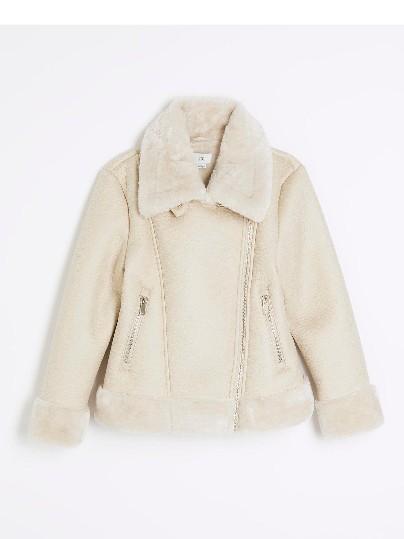 Girls best sale aviator coat