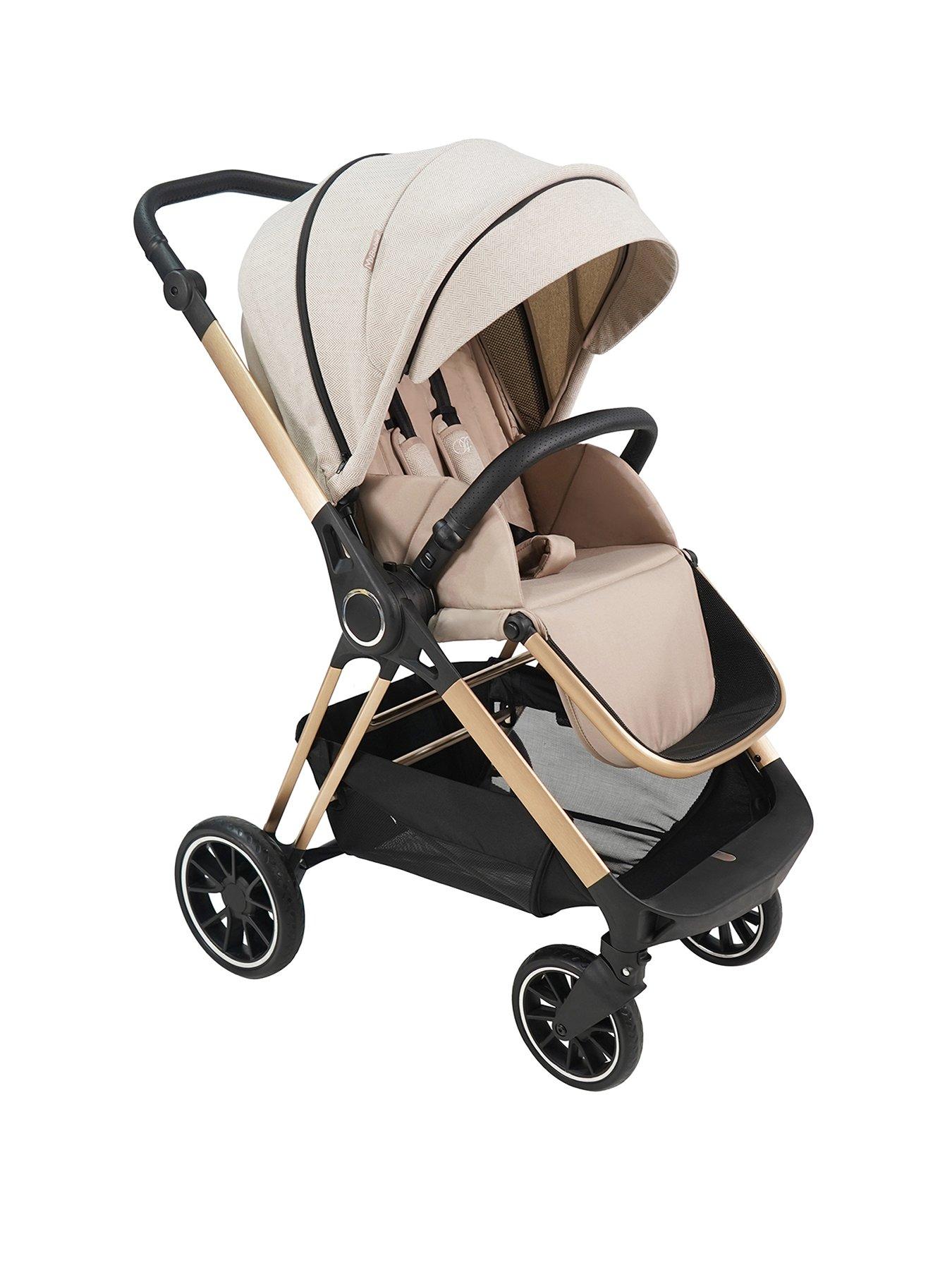 My babiie cheap grey herringbone stroller