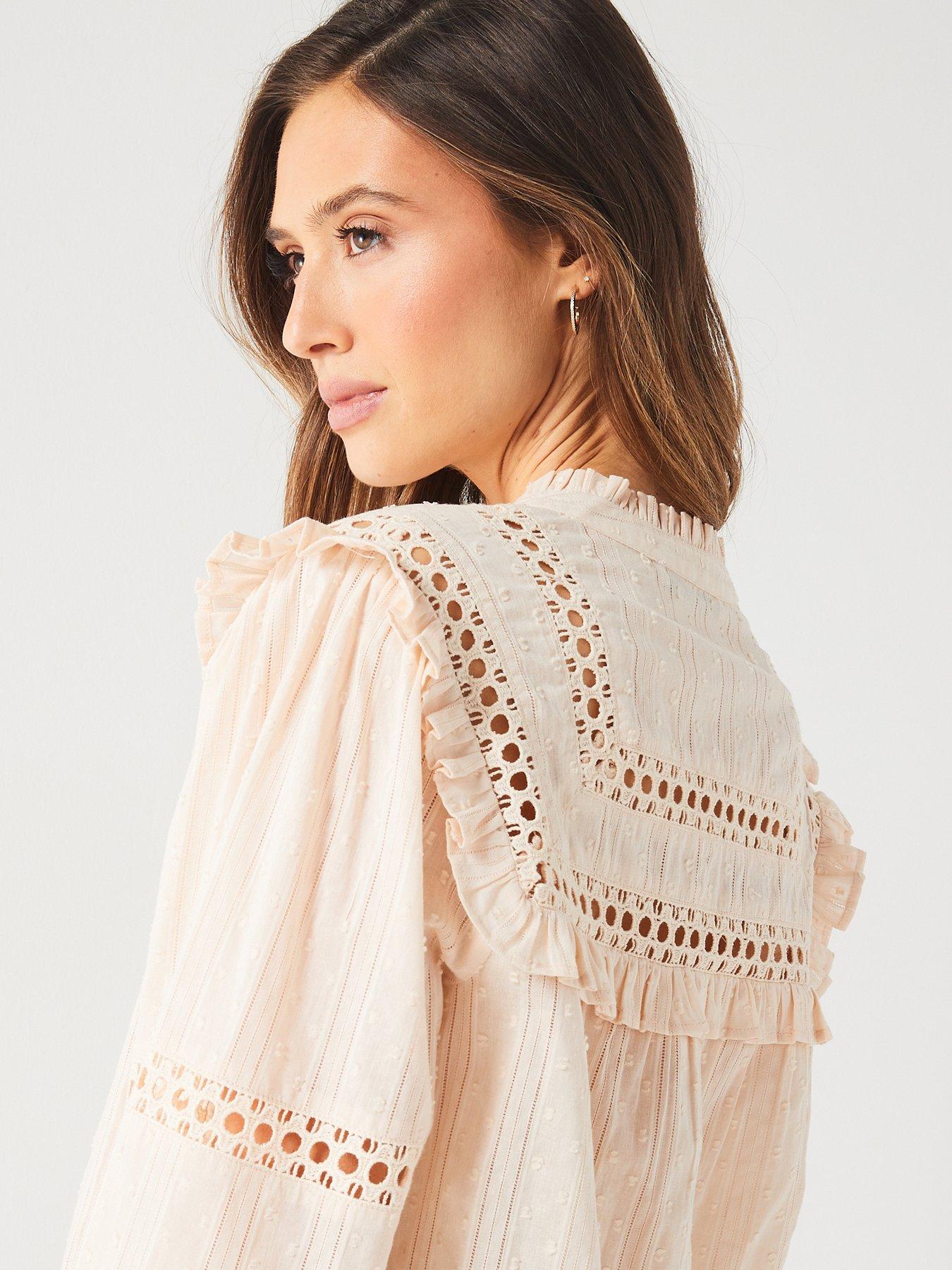 v-by-very-broderienbspinsert-dobby-blouse-creamoutfit