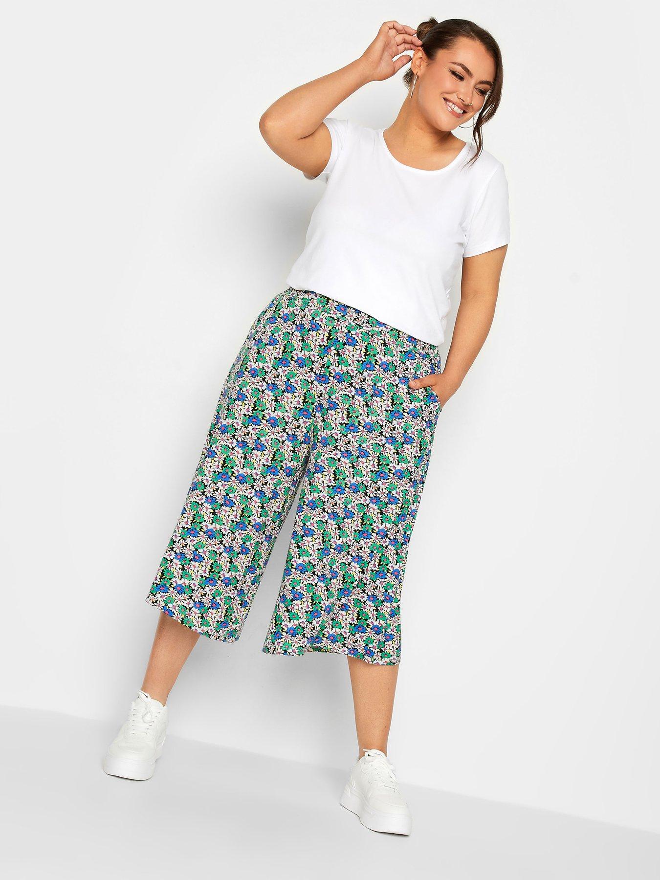 yours-flower-stretch-jersey-culotte-multiback