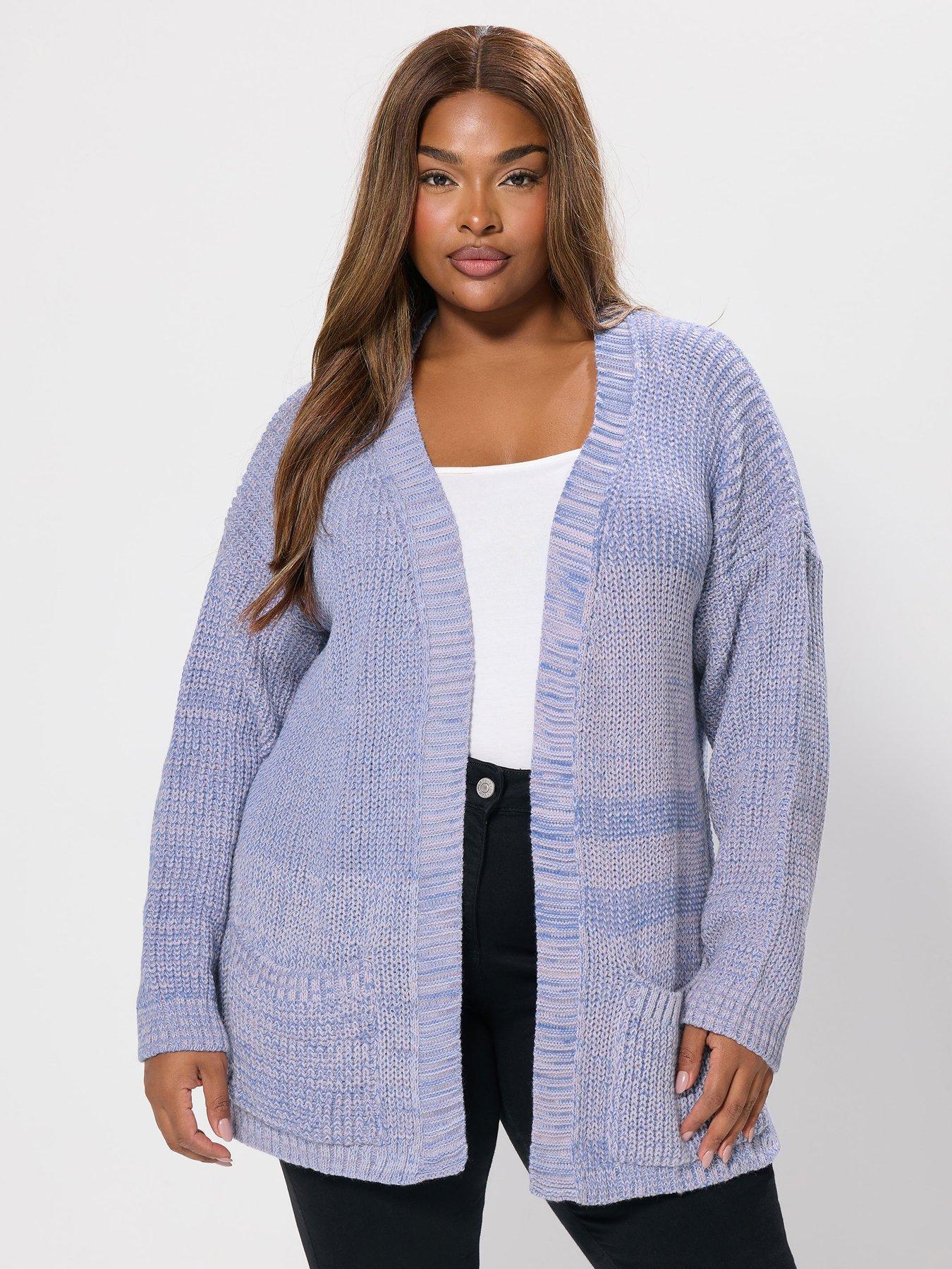 yours-long-sleeve-open-front-cardigan-purplefront