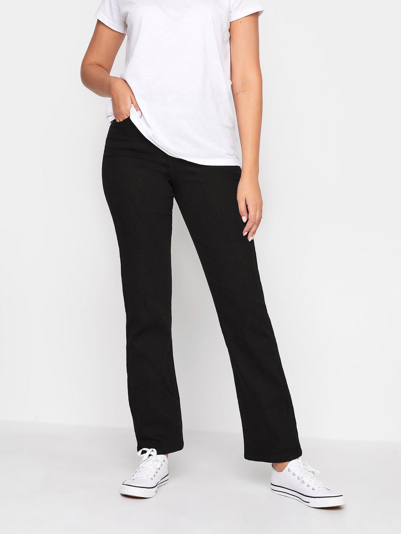 Long Tall Sally Straight Leg Jean - Black