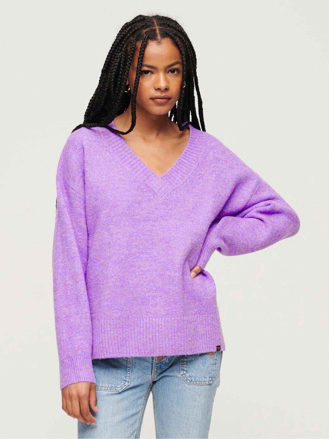 Superdry v neck outlet jumper womens